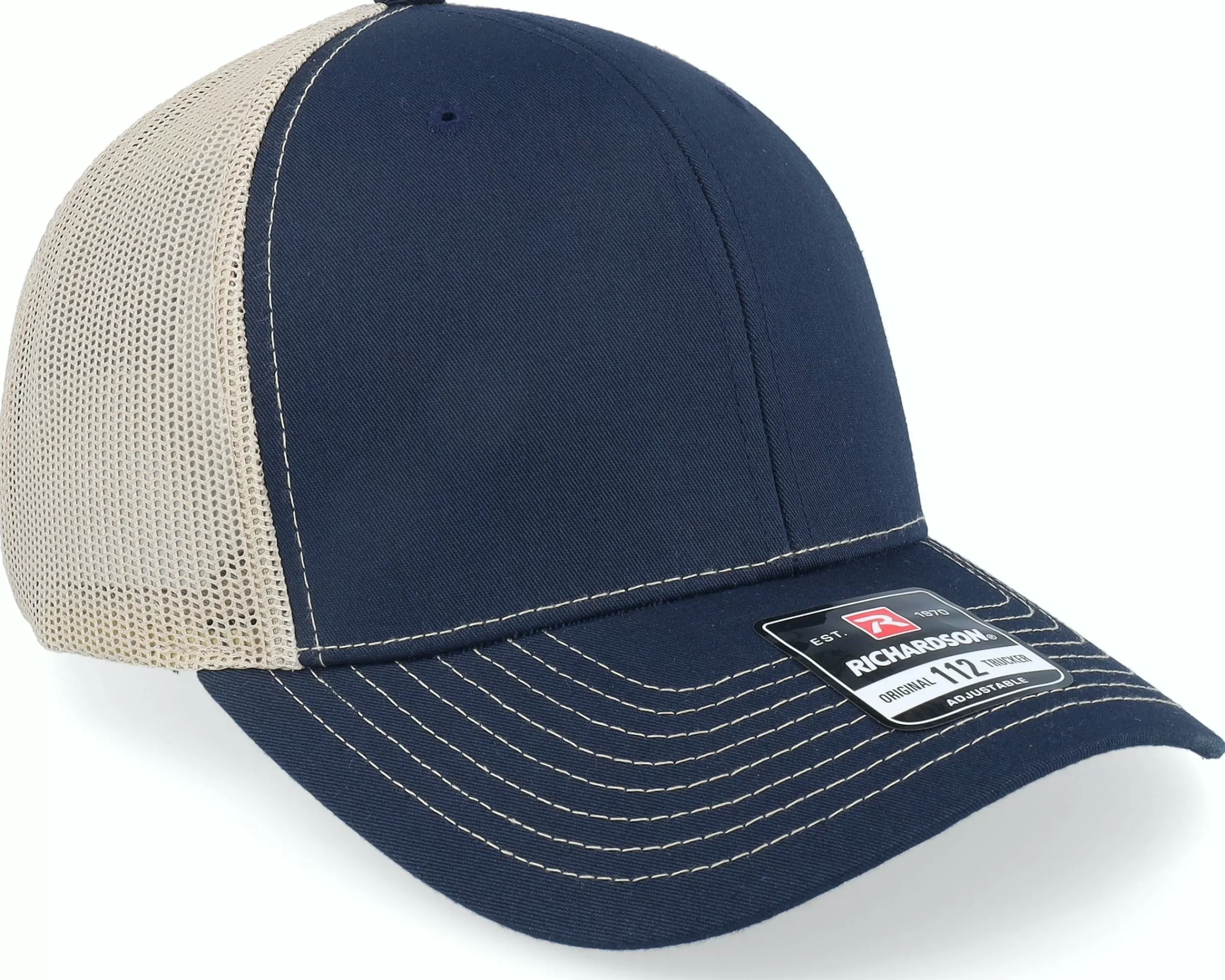 Richardson 112 Split Navy/Khaki Trucker - -Unisex Trucker