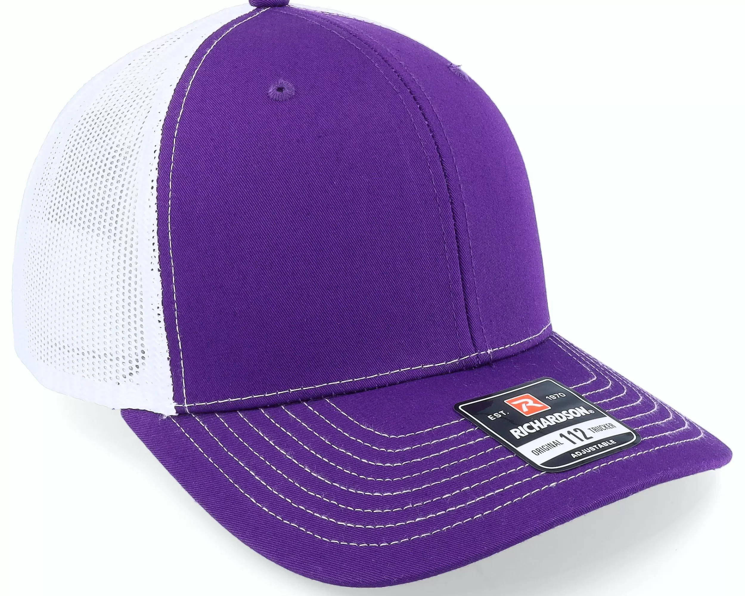 Richardson 112 Split Purple/White Trucker - -Unisex Trucker