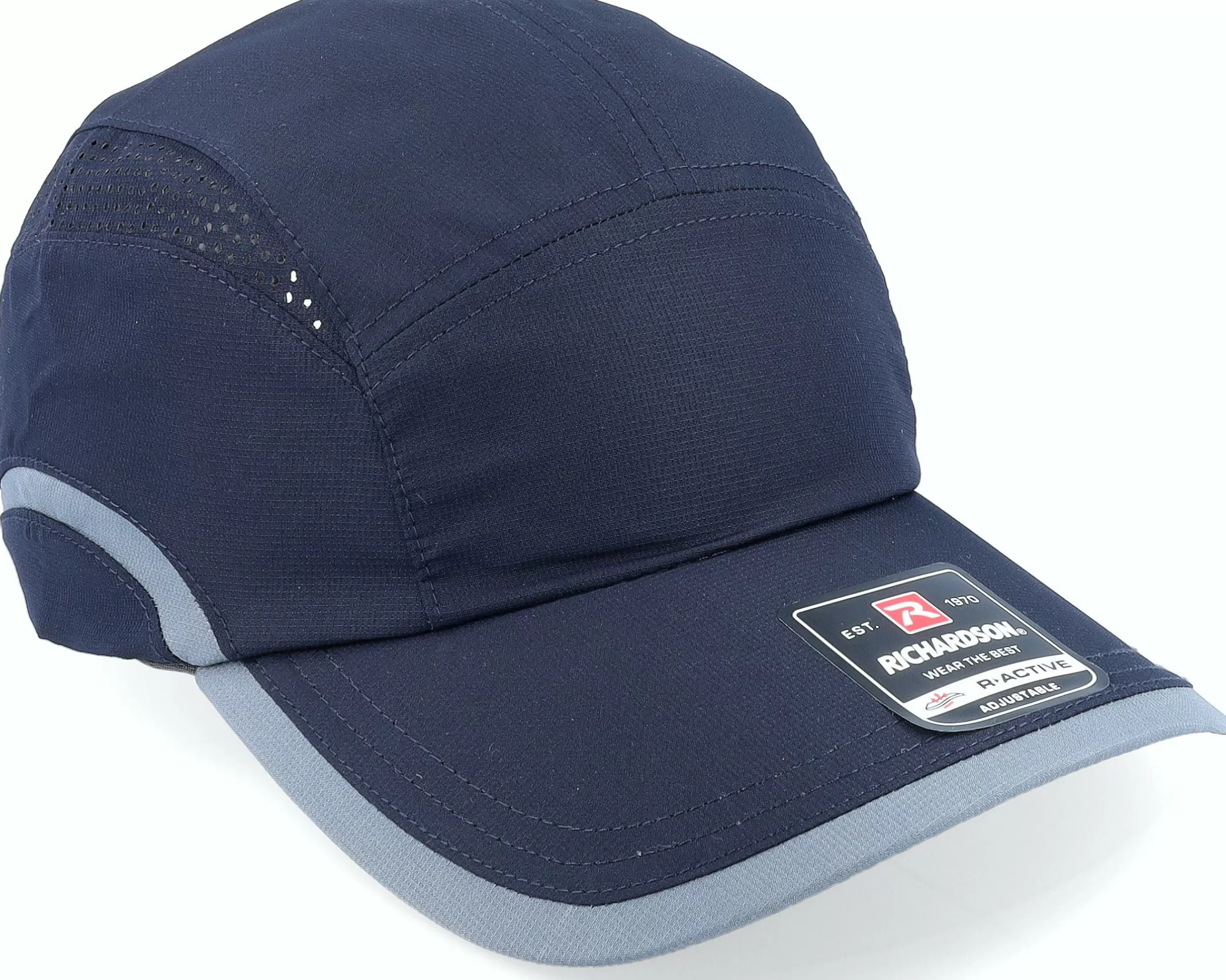 Richardson 158 Navy/Charcoal 5-Panel - -Unisex 5-Panel