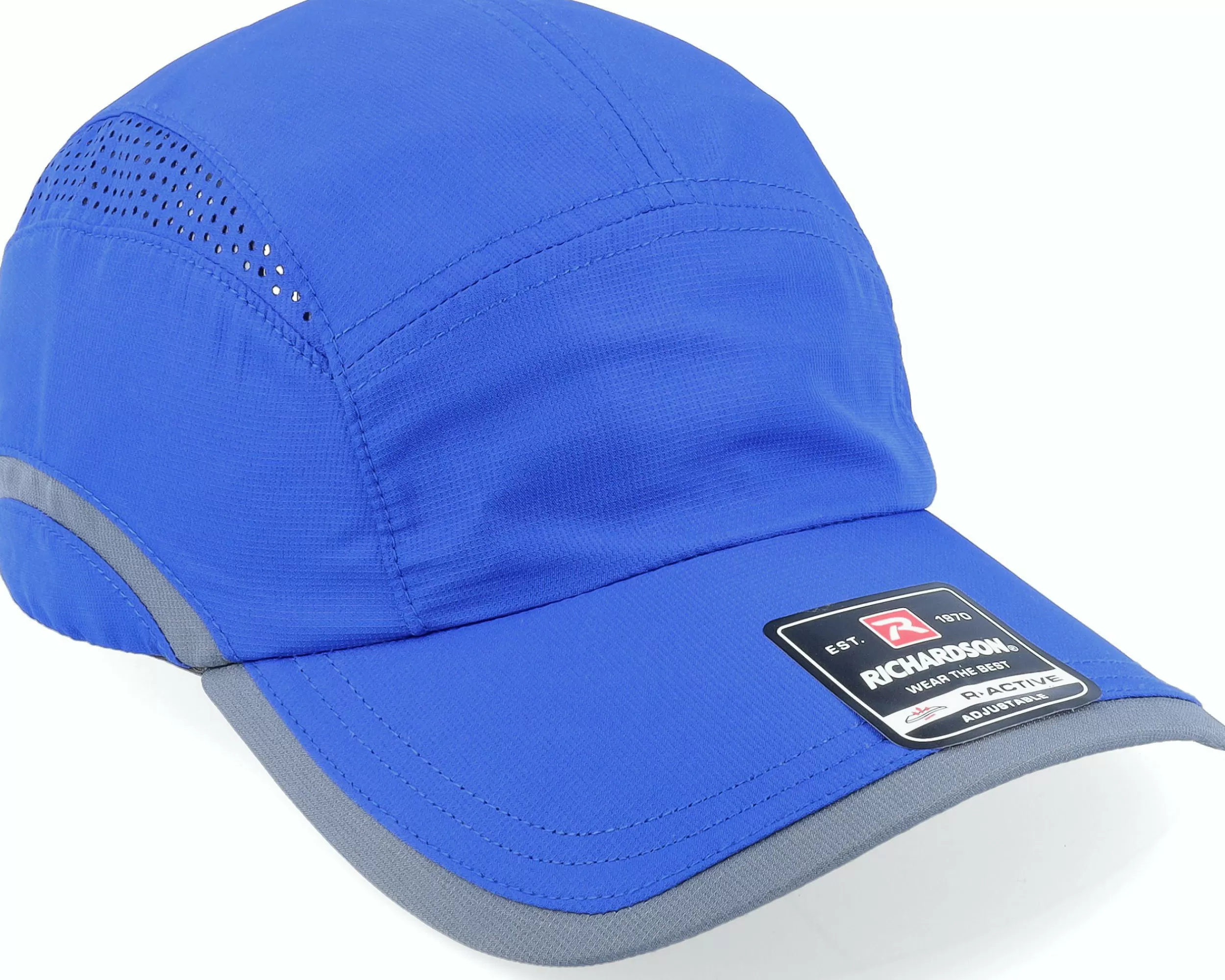 Richardson 158 Royal/Charcoal 5-Panel - -Unisex 5-Panel