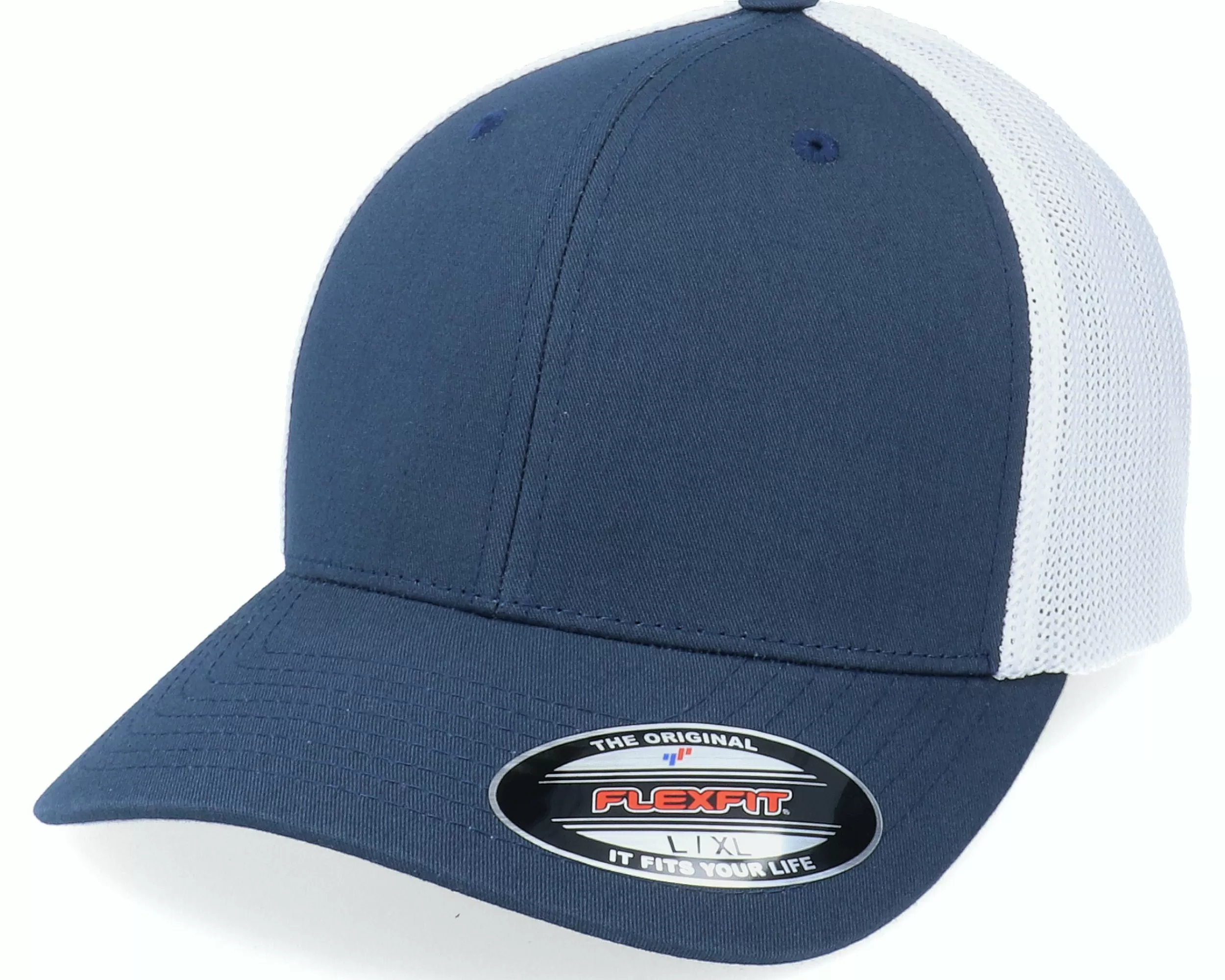 Flexfit 2-Tone Navy/White Trucker - -Unisex Flexfit