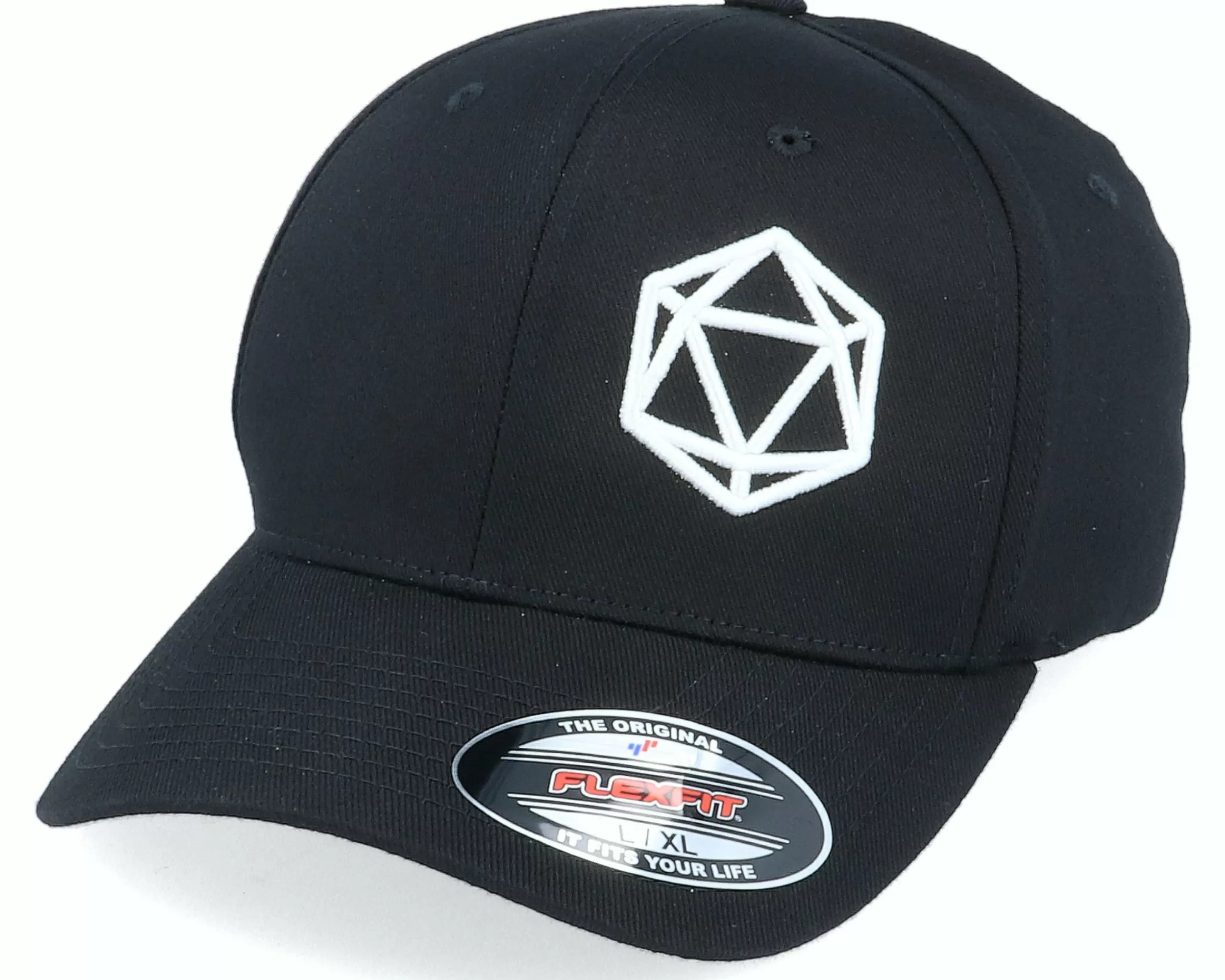 Iconic 3D D20 Black Flexfit - Gamerz-Unisex Flexfit