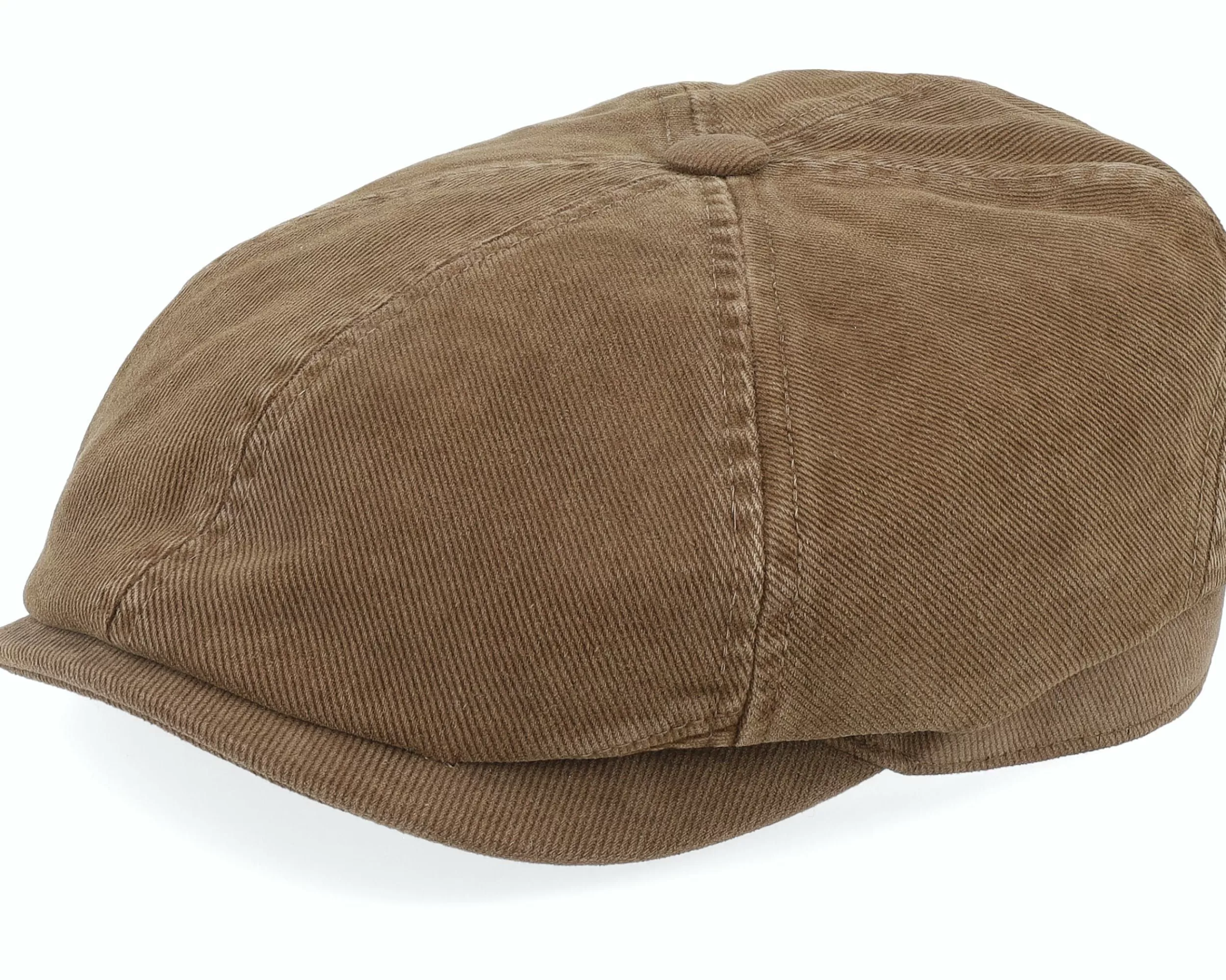 Stetson 6-Panel Cap Soft Cotton Brown Flat Cap - -Unisex Flat Caps