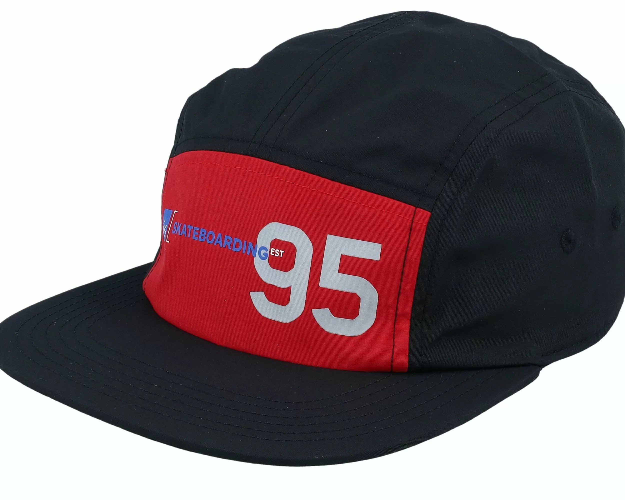 éS 95 Camper Hat Black/Red 5-Panel - Es-Unisex 5-Panel