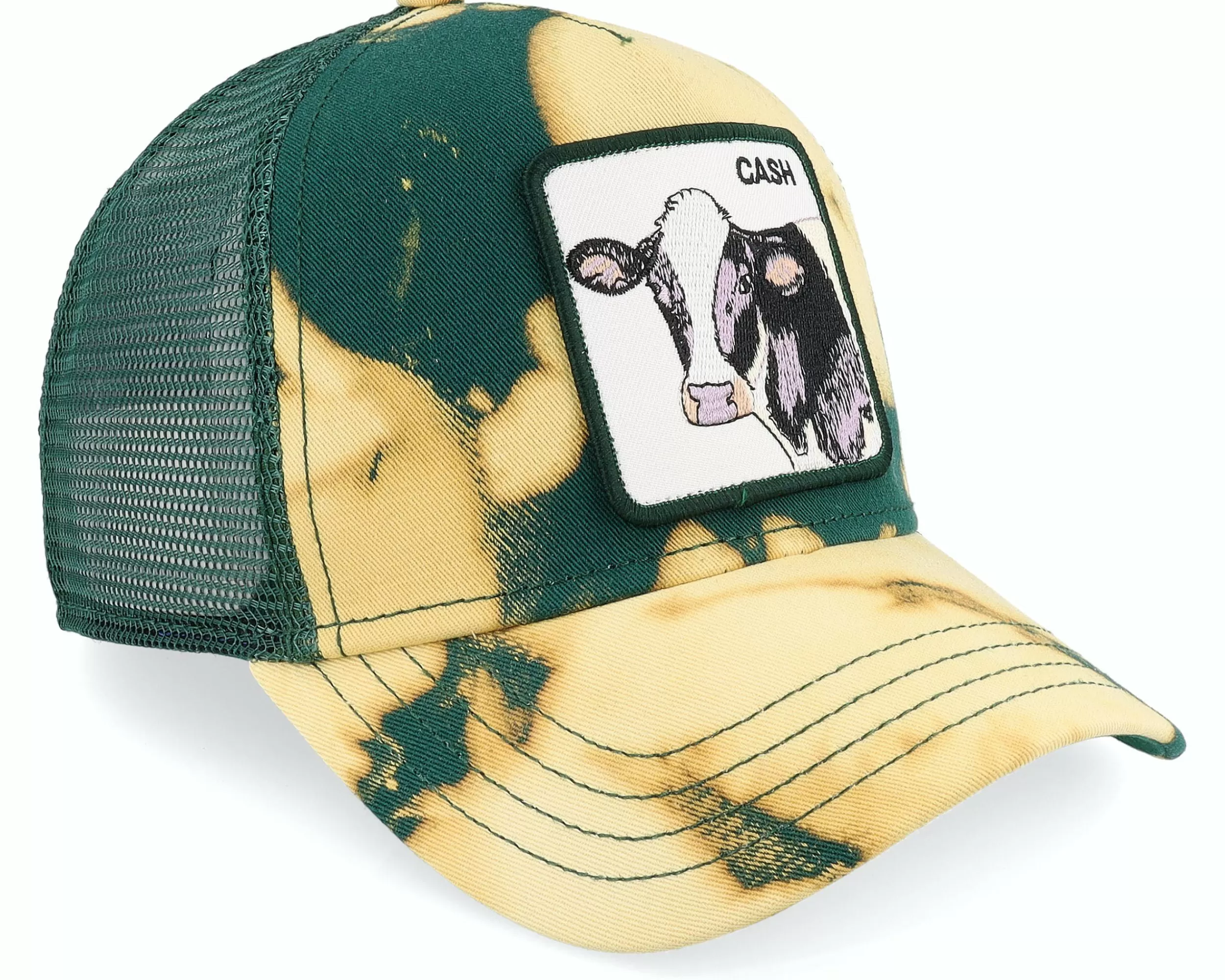 Goorin Bros. Acid Cow Tie Dye Grey Trucker - -Unisex Trucker