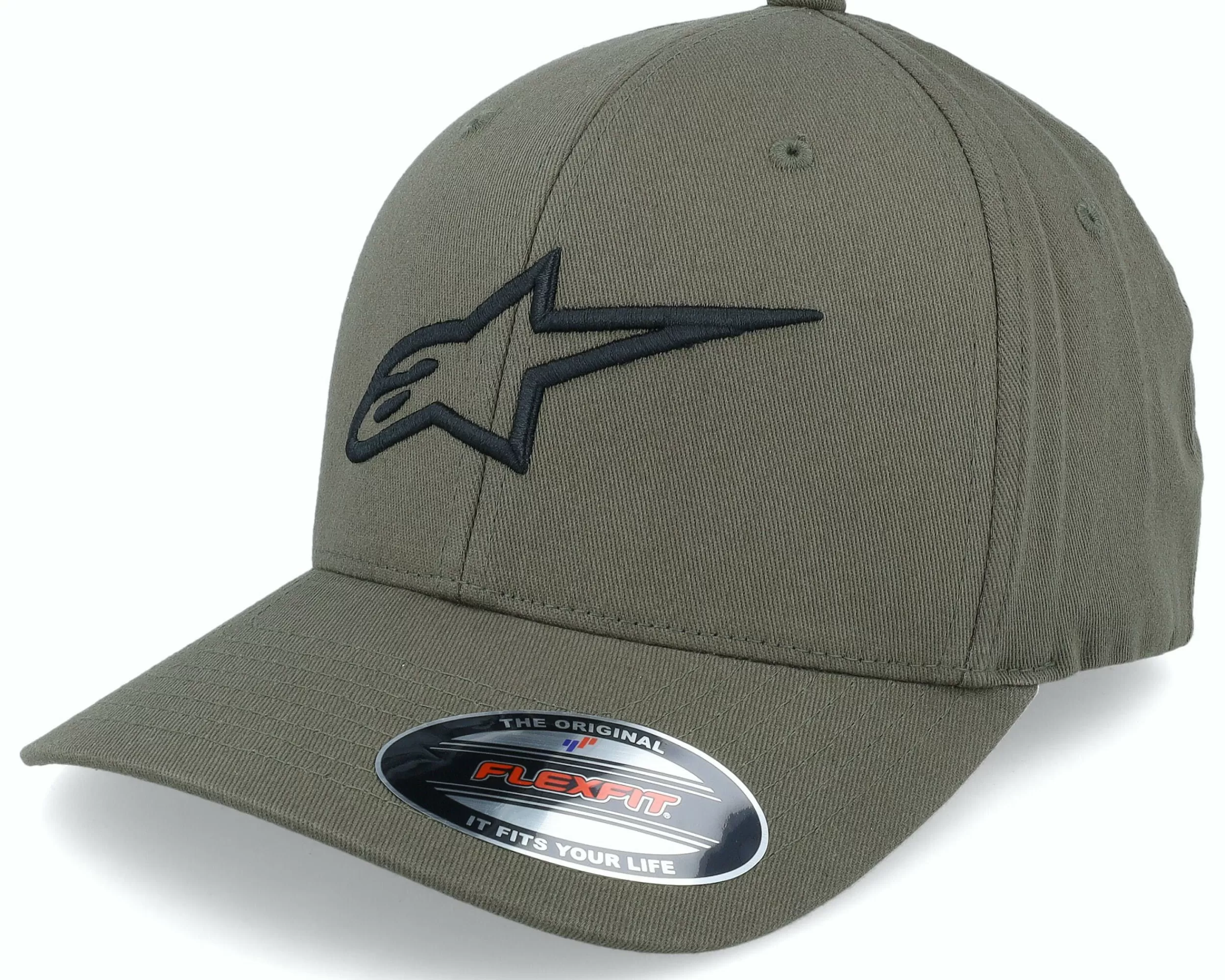 Alpinestars Ageless Curve Military Green/Black Flexfit - -Unisex Flexfit