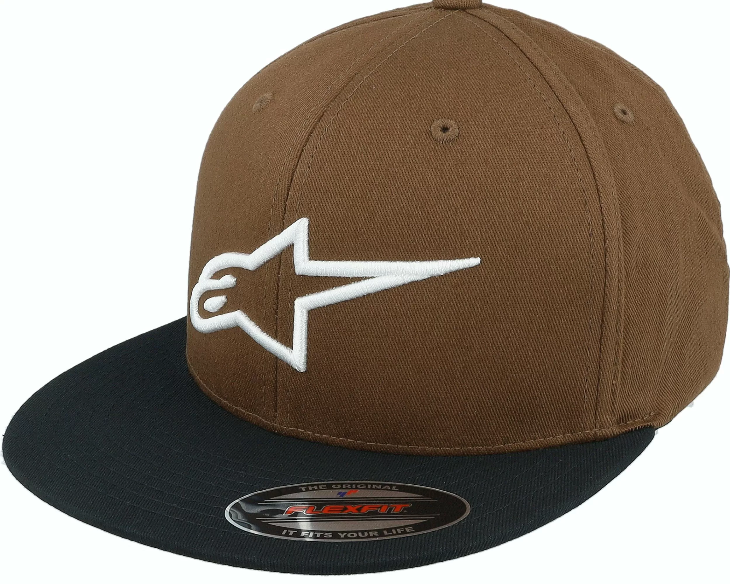 Alpinestars Ageless Flat Hat Brown/Black Fitted - -Unisex Fitted