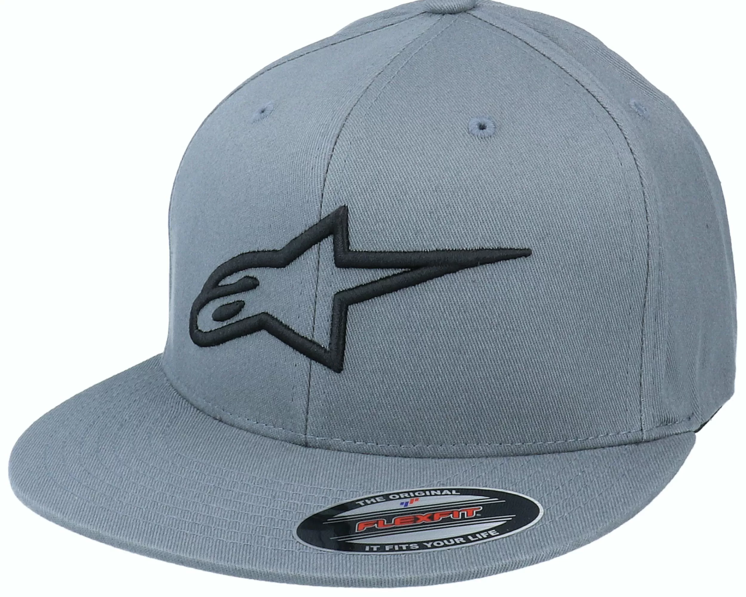 Alpinestars Ageless Flat Hat Charcoal/Black Fitted - -Unisex Fitted