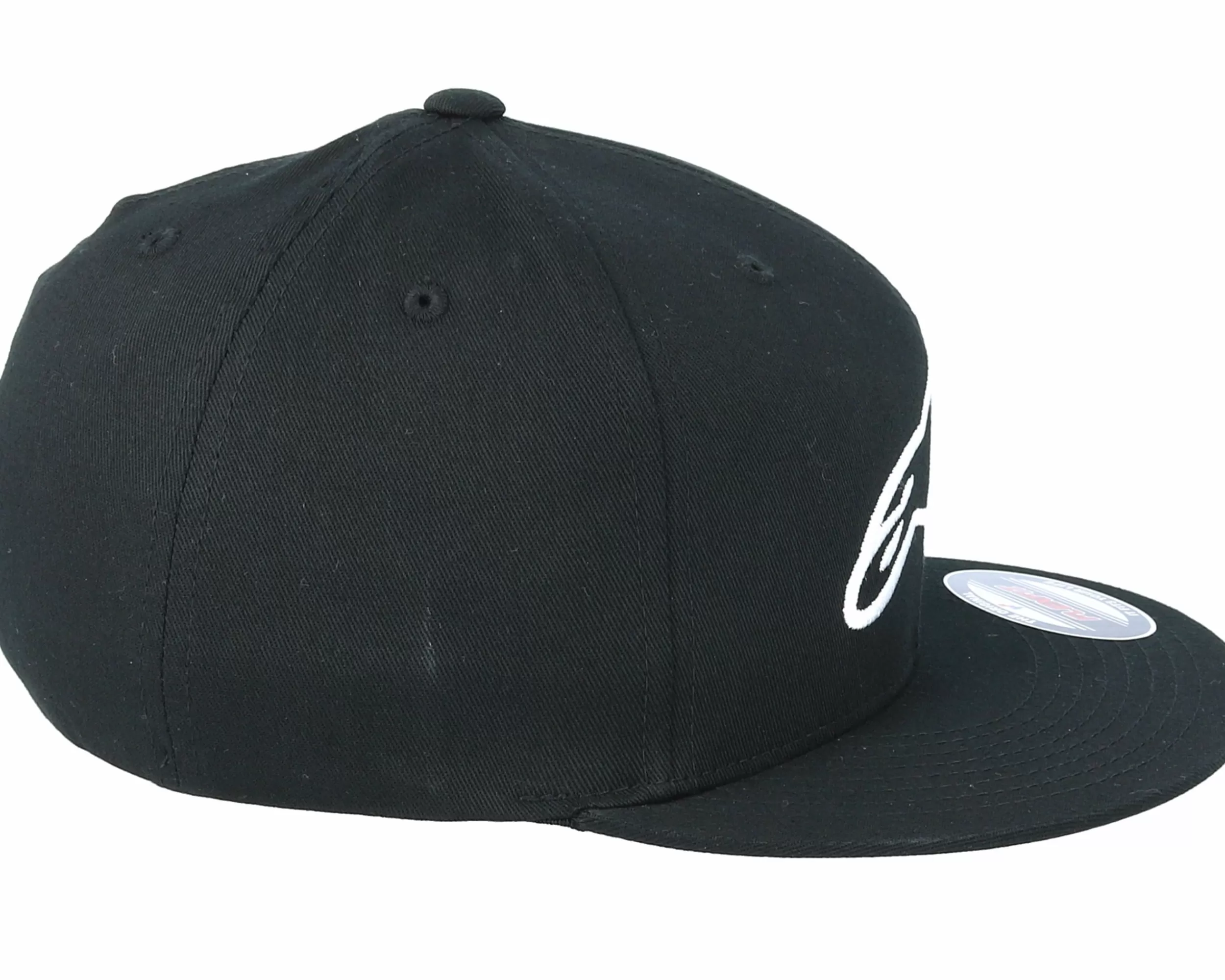 Alpinestars Ageless Flatbill 1 Black/White Fitted - -Unisex Fitted