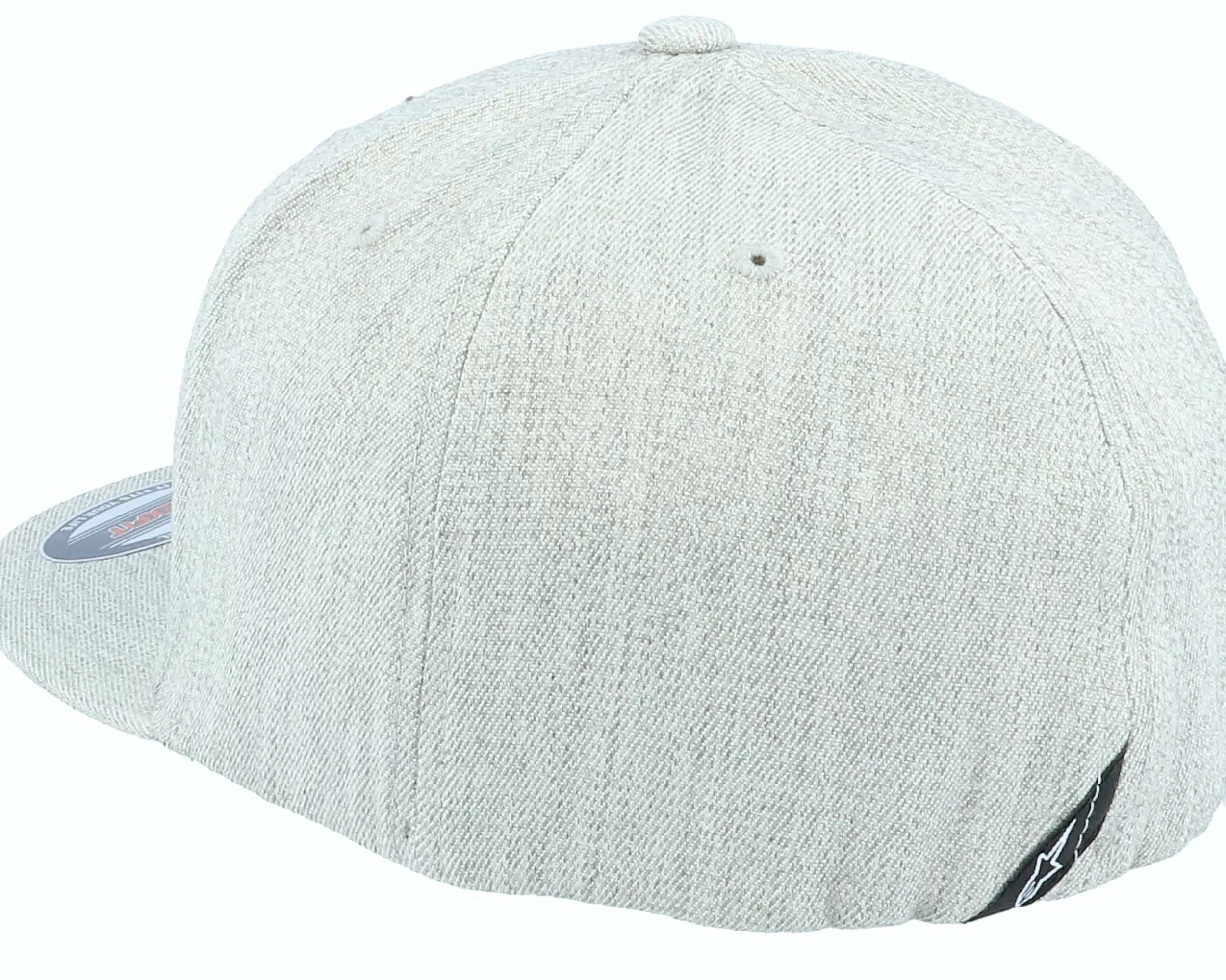 Alpinestars Ageless Flatbill Hat Grey Heather/Navy Fitted - -Unisex Fitted