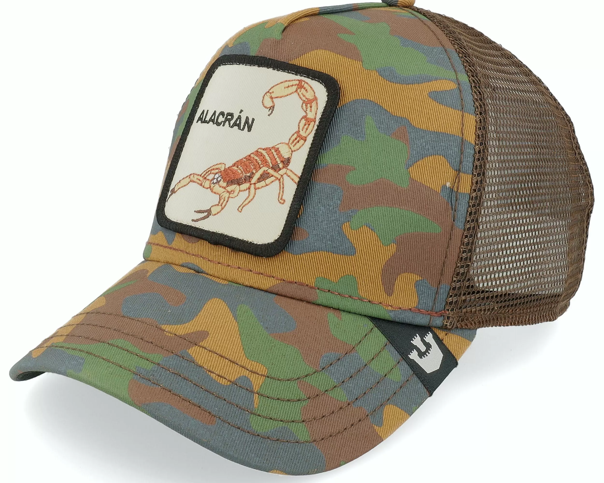 Goorin Bros. Alacran Green Camo/Black Trucker - -Unisex Trucker