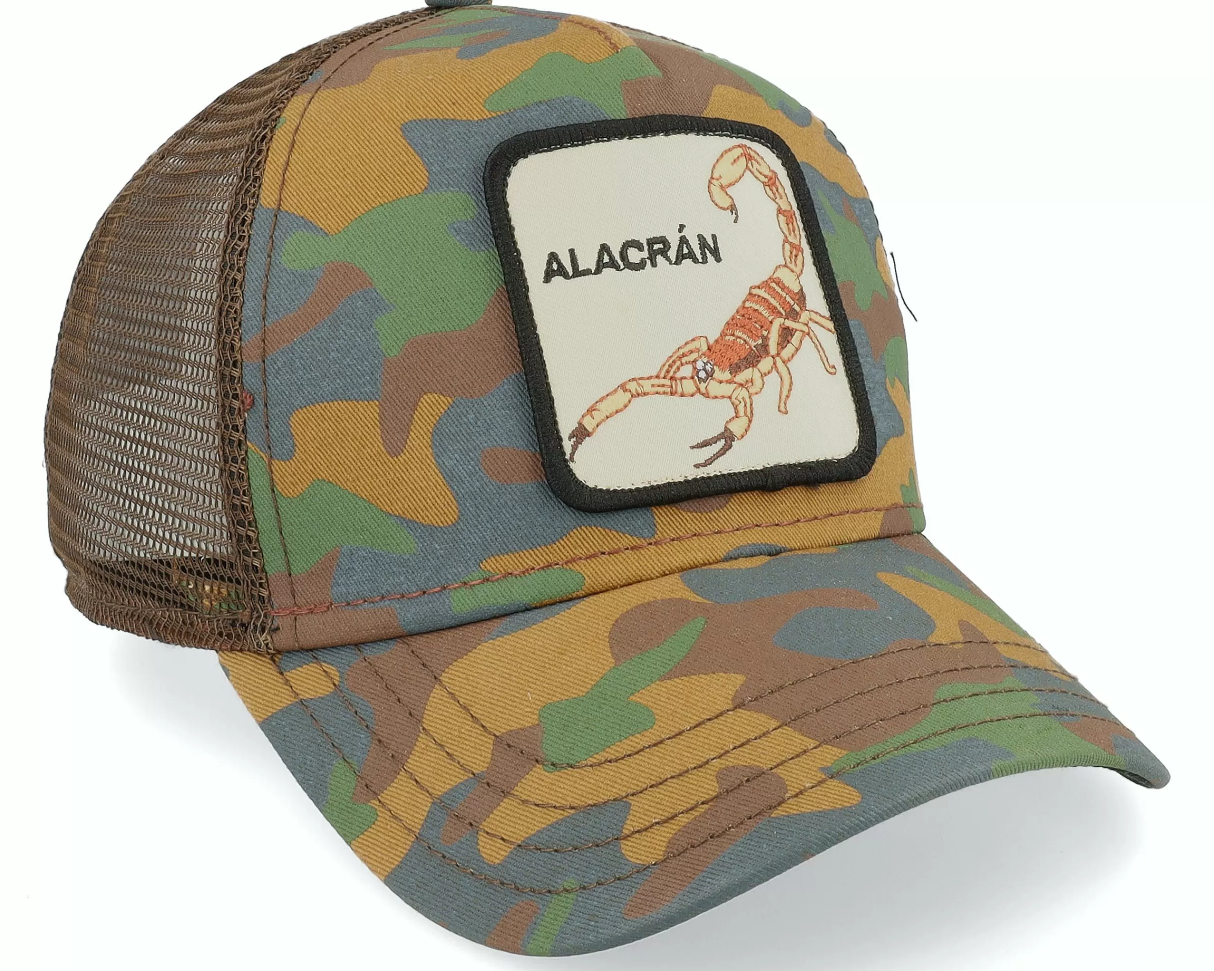 Goorin Bros. Alacran Green Camo/Black Trucker - -Unisex Trucker