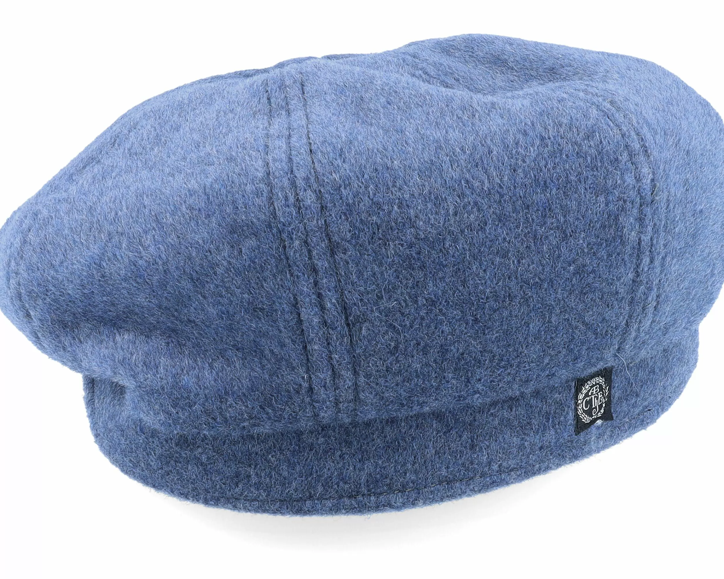 CTH Ericson Alan Cashmere & Wool Cornflower Blue Flat Cap - -Unisex Flat Caps