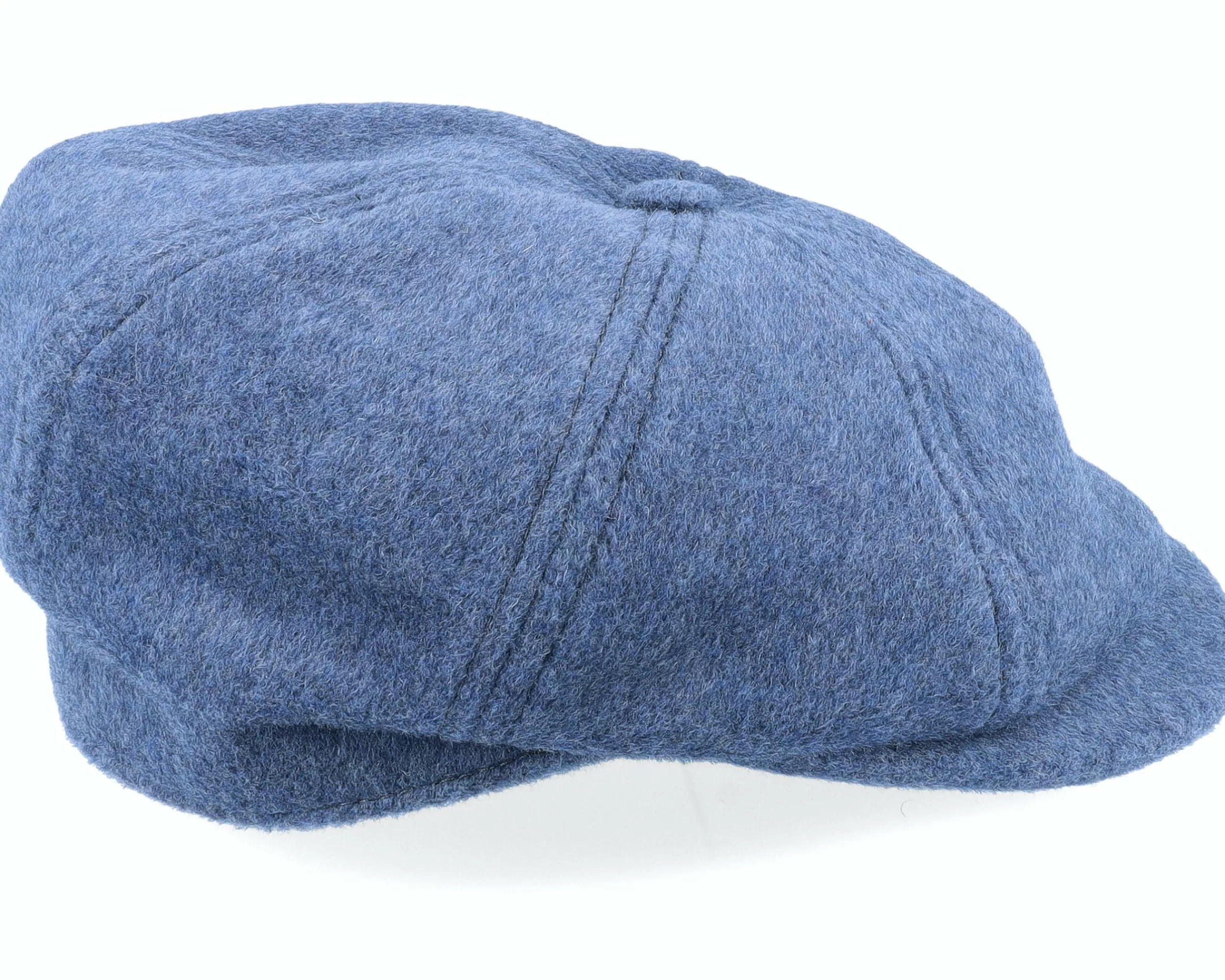 CTH Ericson Alan Cashmere & Wool Cornflower Blue Flat Cap - -Unisex Flat Caps