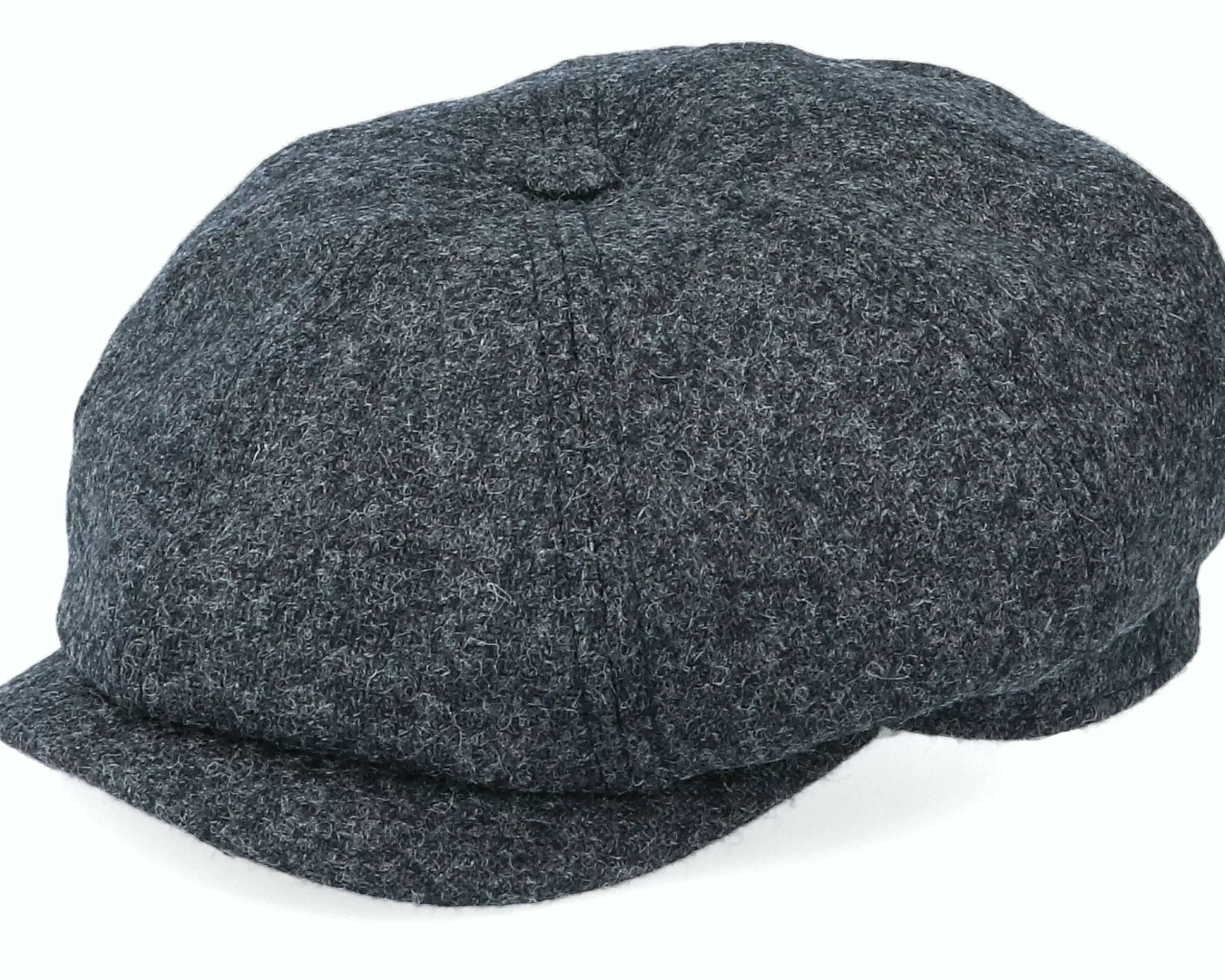 CTH Ericson Alan Moon Shetland Graphite Flat Cap - -Unisex Flat Caps