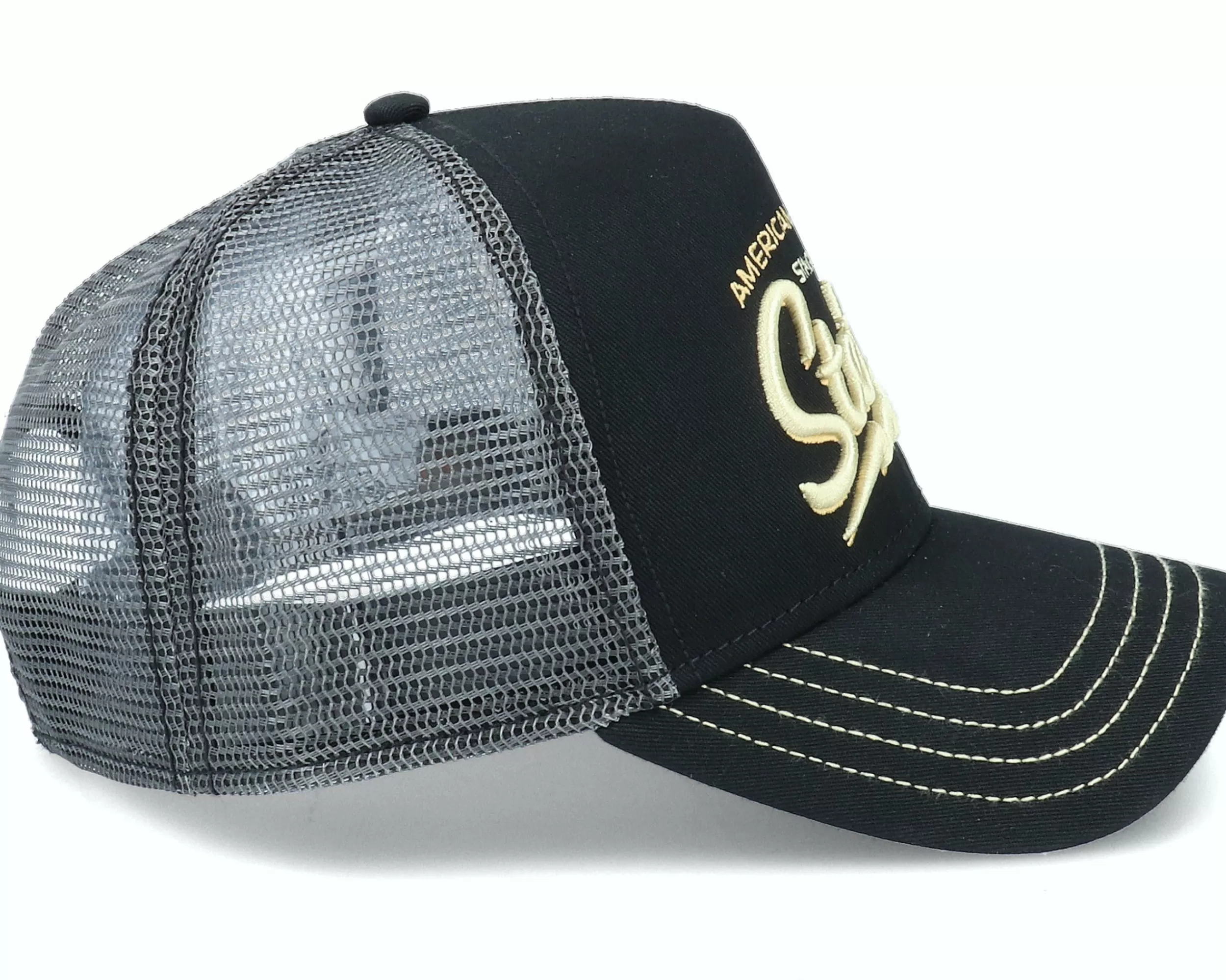 Stetson American Heritage Classic Black Trucker - -Unisex Trucker