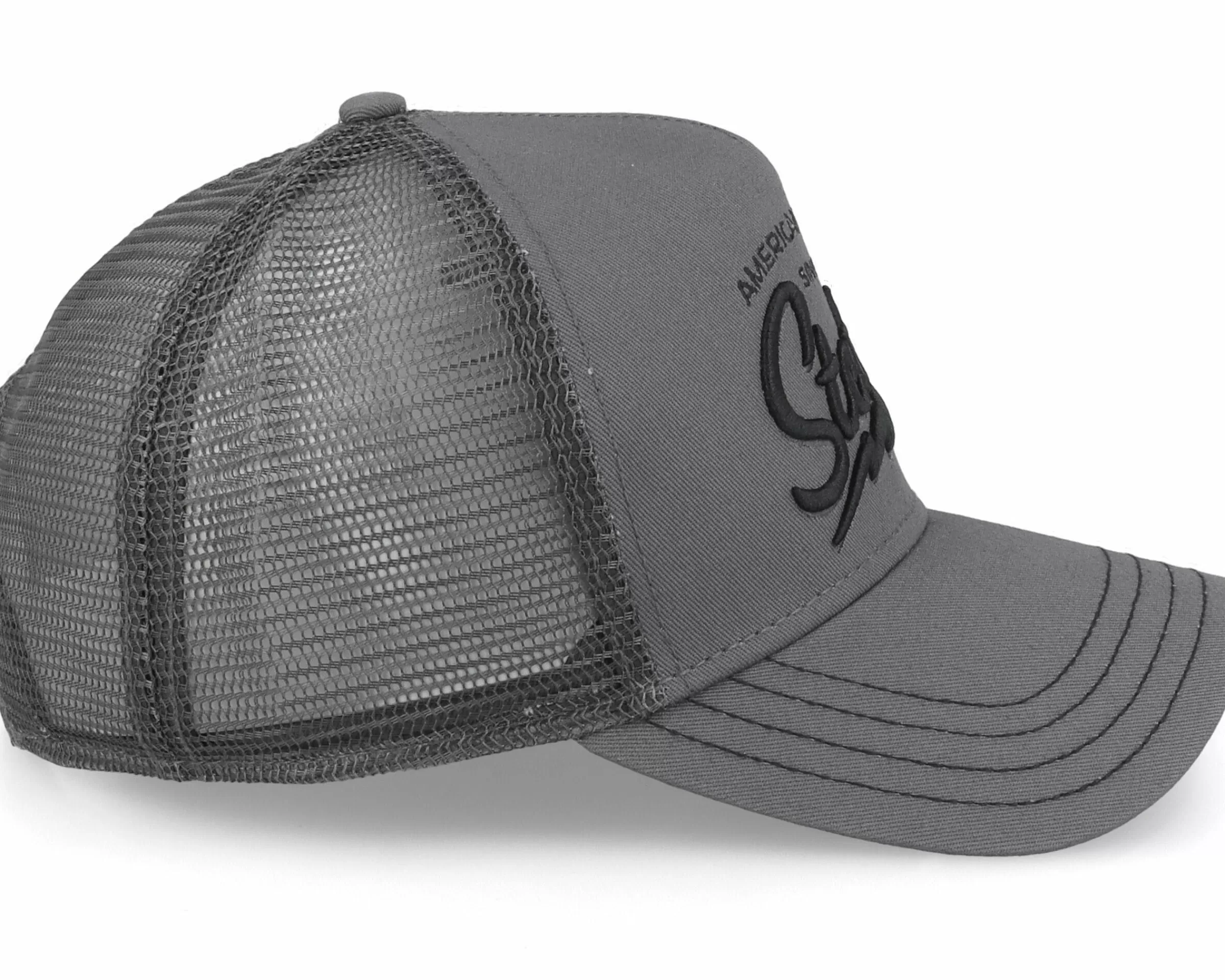 Stetson American Heritage Classic Charcoal Trucker - -Unisex Trucker