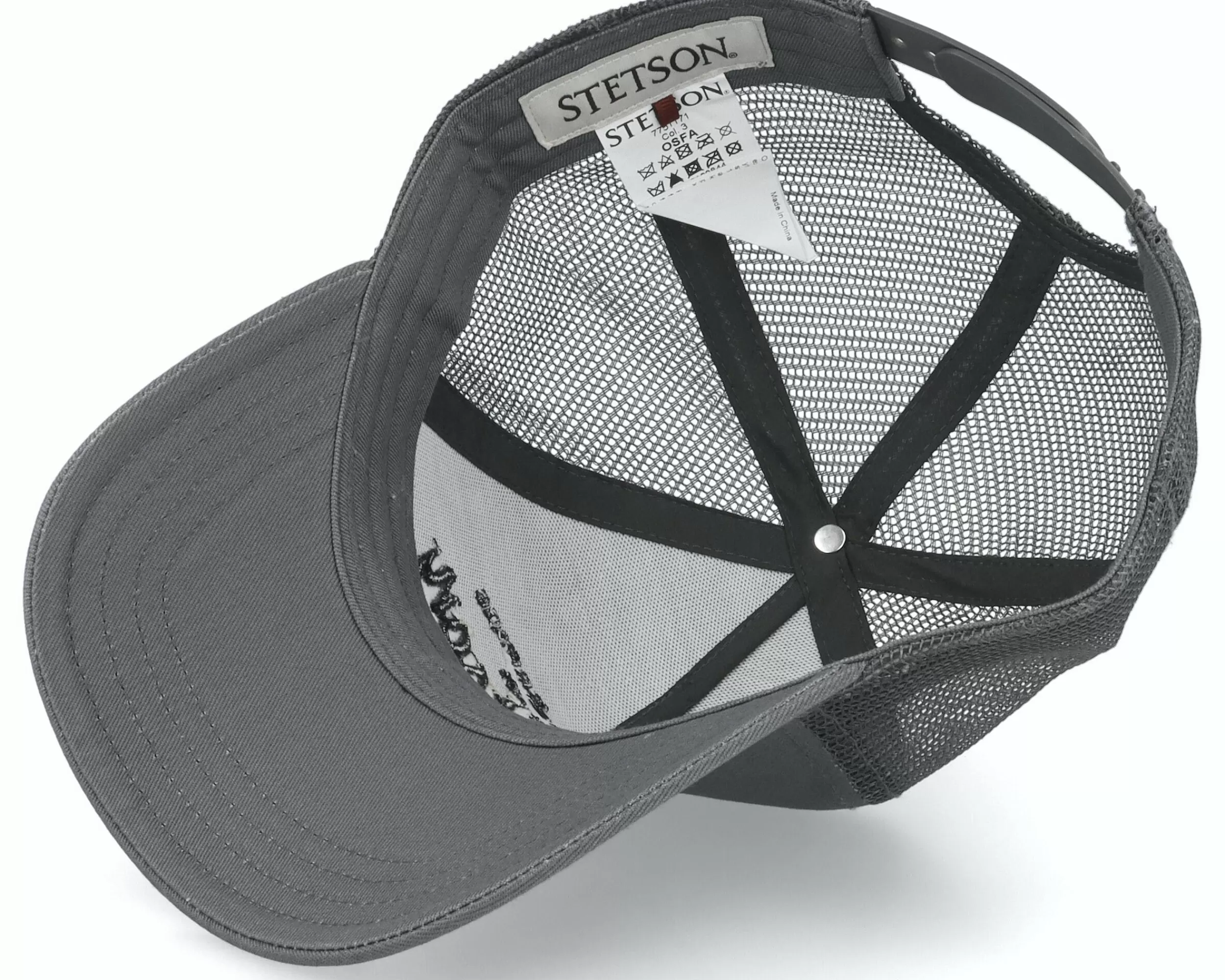 Stetson American Heritage Classic Charcoal Trucker - -Unisex Trucker