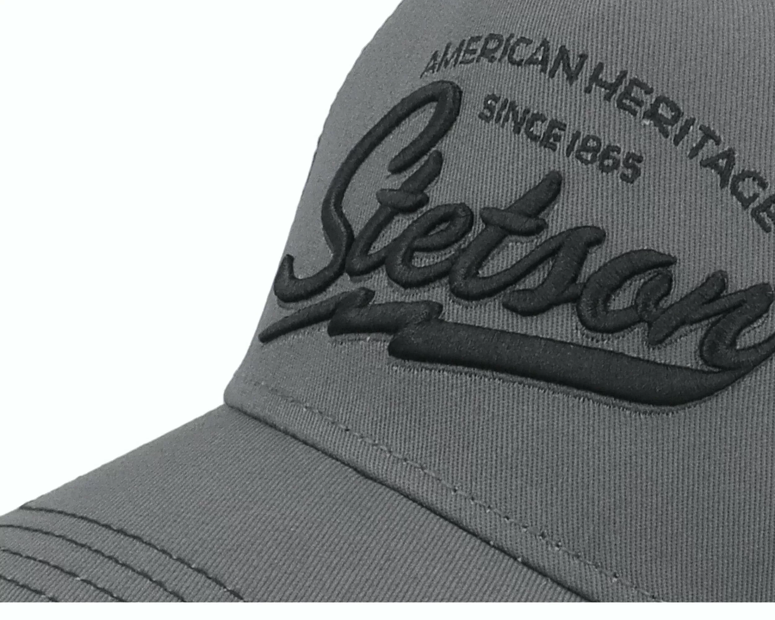 Stetson American Heritage Classic Charcoal Trucker - -Unisex Trucker