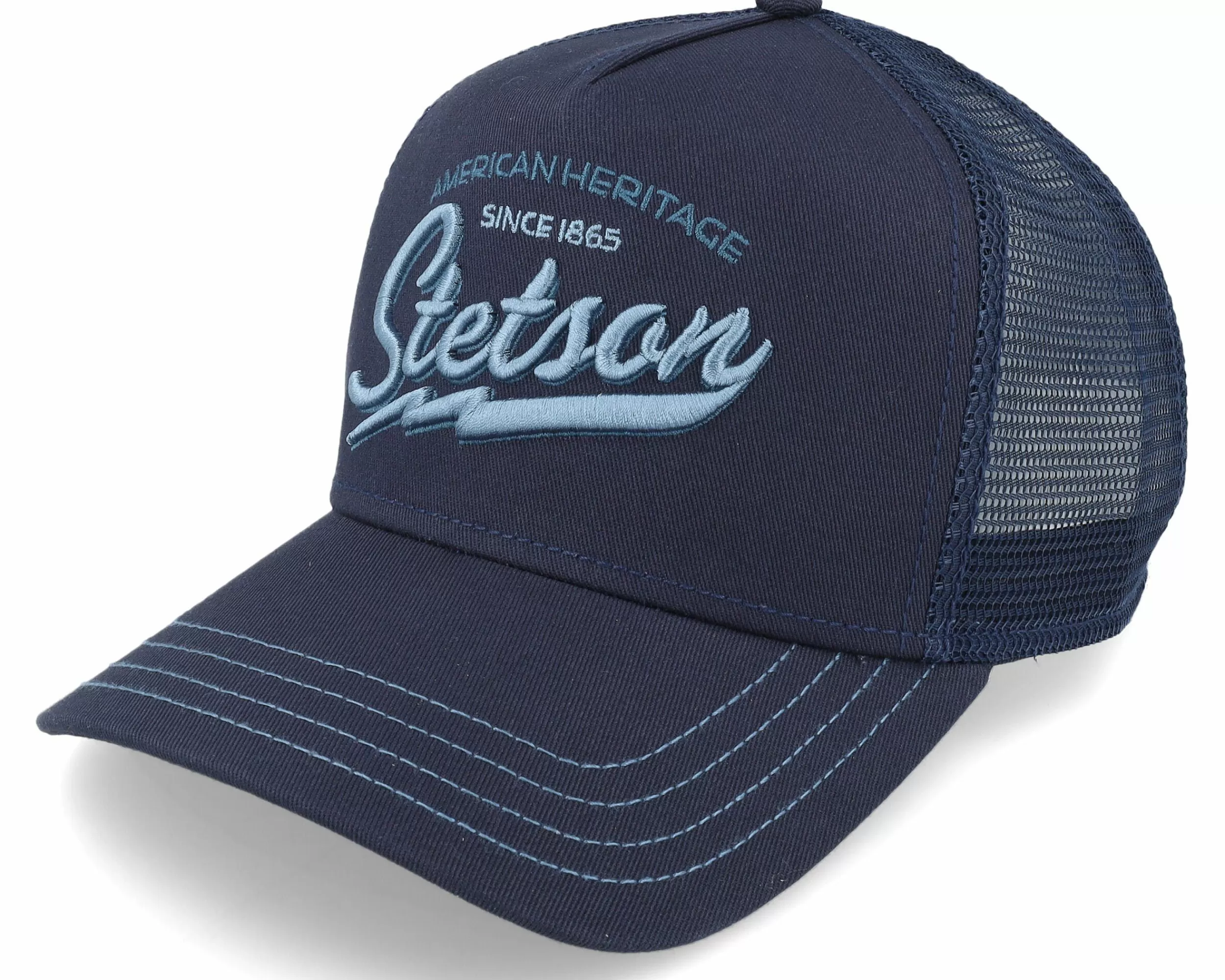 Stetson American Heritage Classic Navy Trucker - -Unisex Trucker