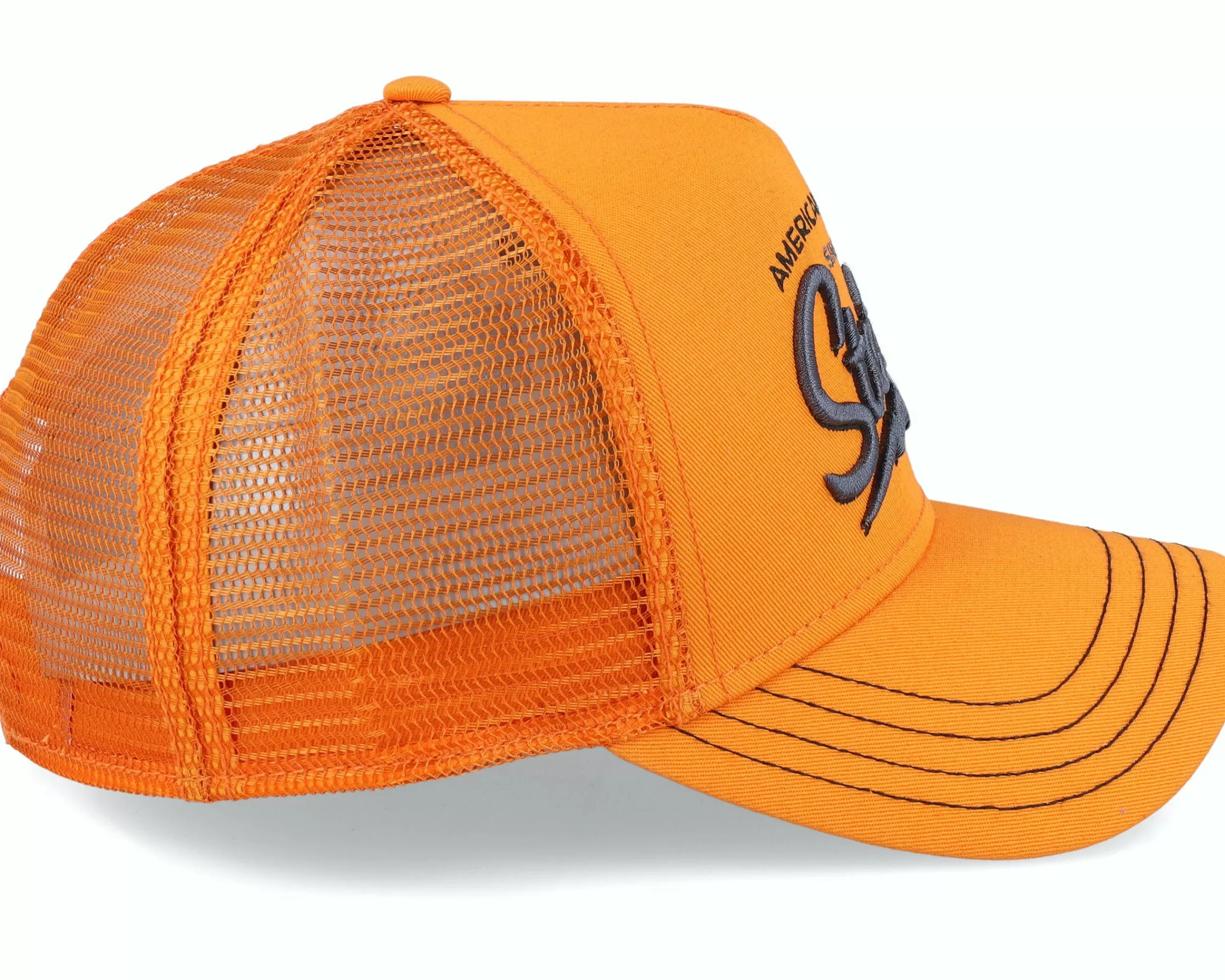 Stetson American Heritage Classic Orange Trucker - -Unisex Trucker