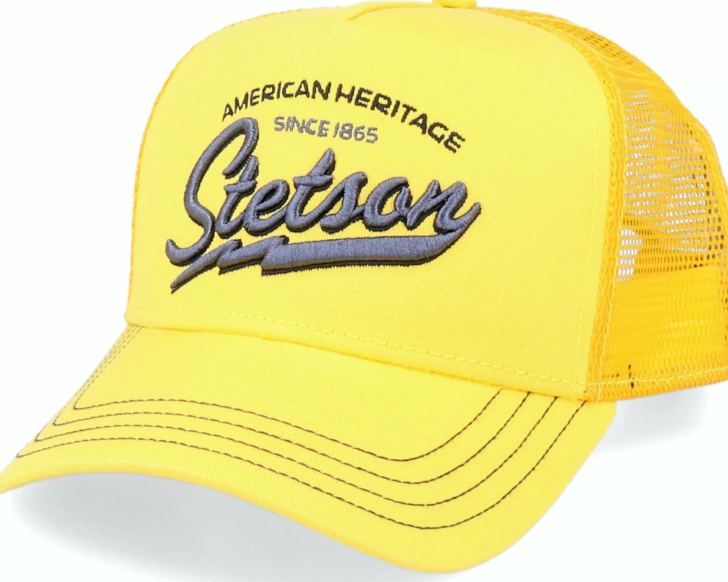Stetson American Heritage Classic Yellow Trucker - -Unisex Trucker