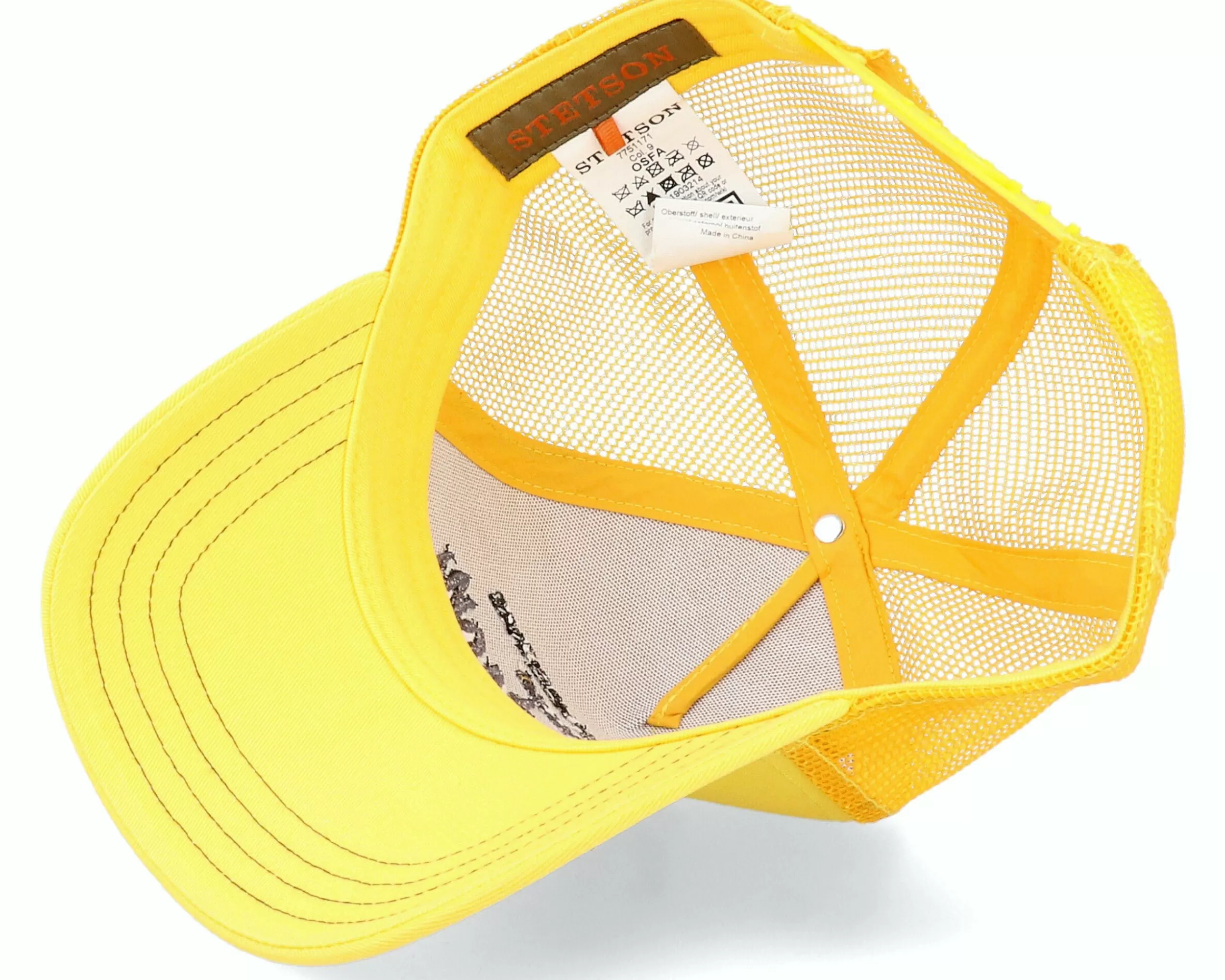 Stetson American Heritage Classic Yellow Trucker - -Unisex Trucker
