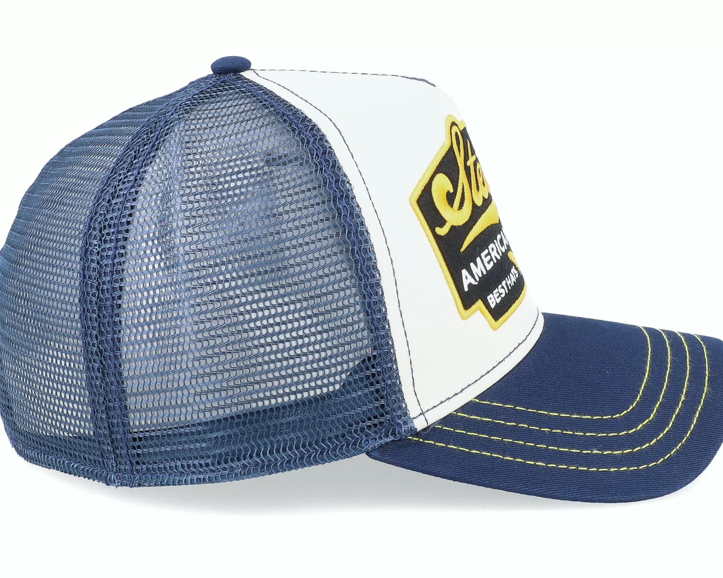 Stetson American Heritage White/Navy Trucker - -Unisex Trucker