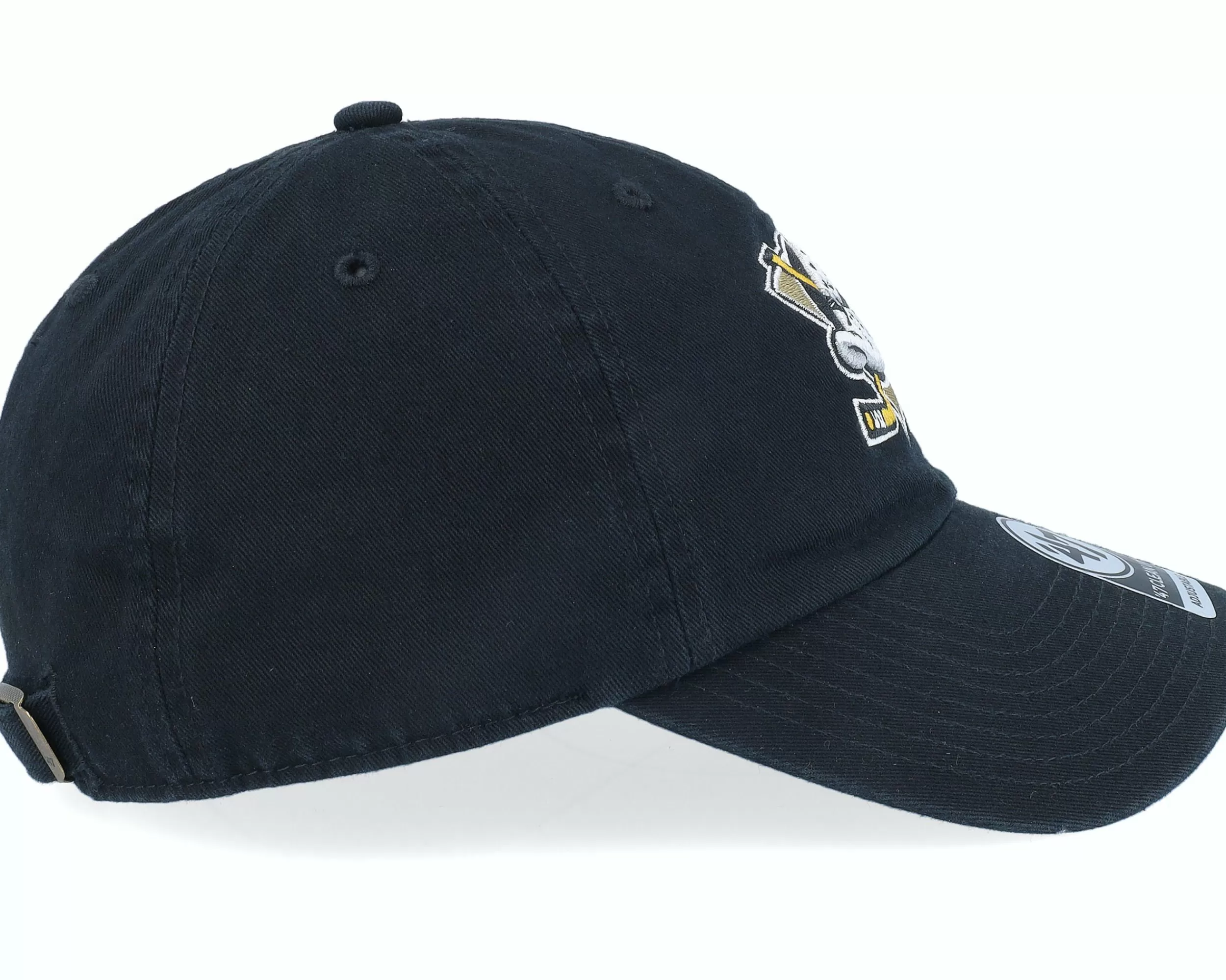 47 Brand Anaheim Ducks Clean Up Black/White Adjustable - -Unisex Dad Cap