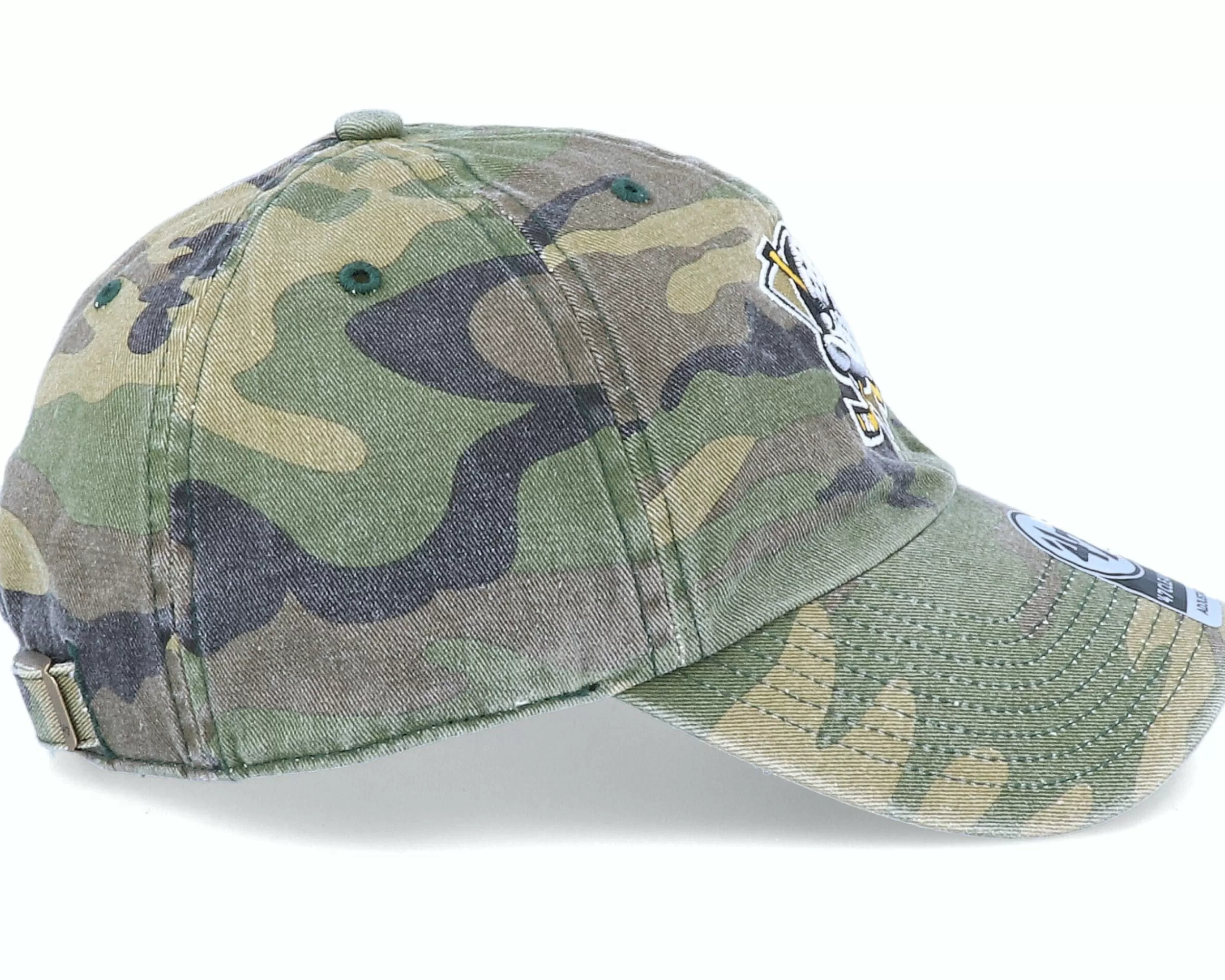 47 Brand Anaheim Ducks Clean Up Unwashed Camo Adjustable - -Unisex Dad Cap