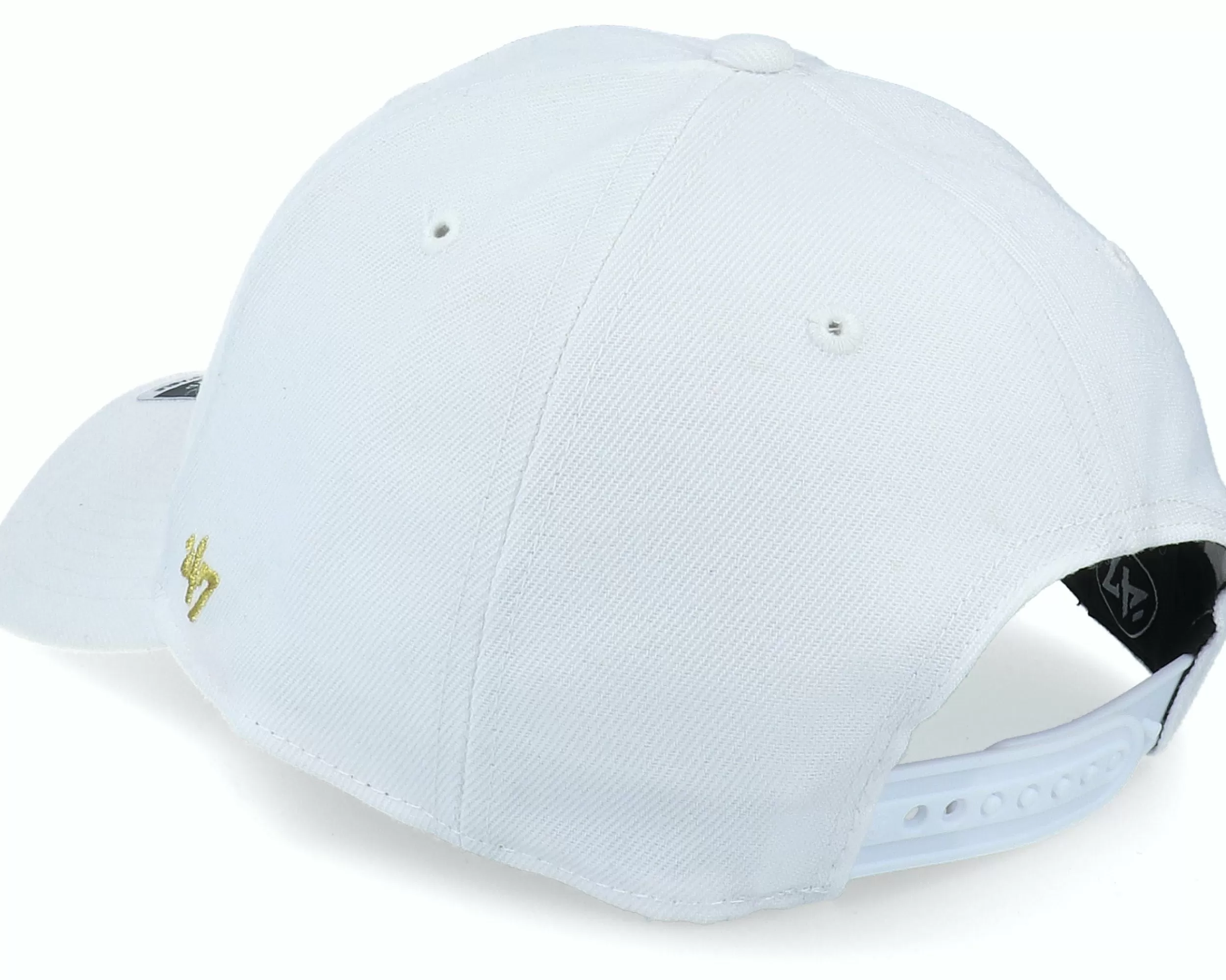 47 Brand Anaheim Ducks Metallic Snap Mvp White/Gold Adjustable - -Unisex Adjustable