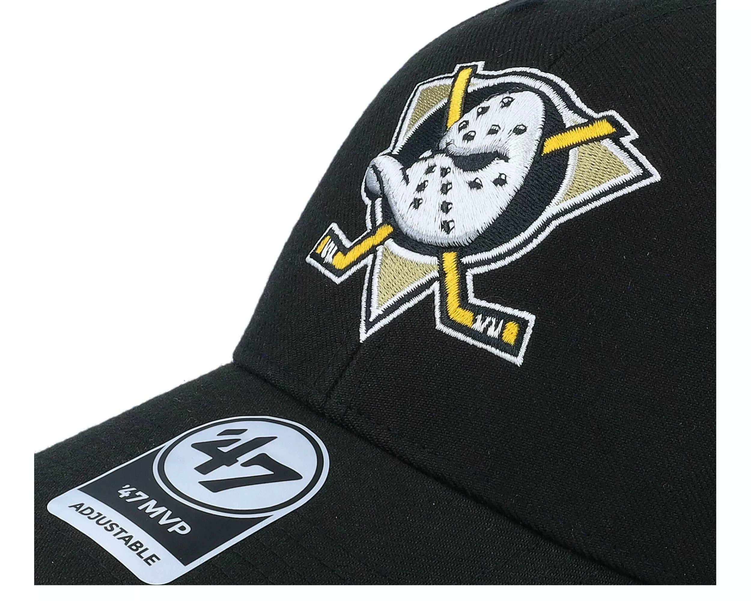 47 Brand Anaheim Ducks Nhl Ballpark 47 Mvp Black Adjustable - -Unisex Adjustable