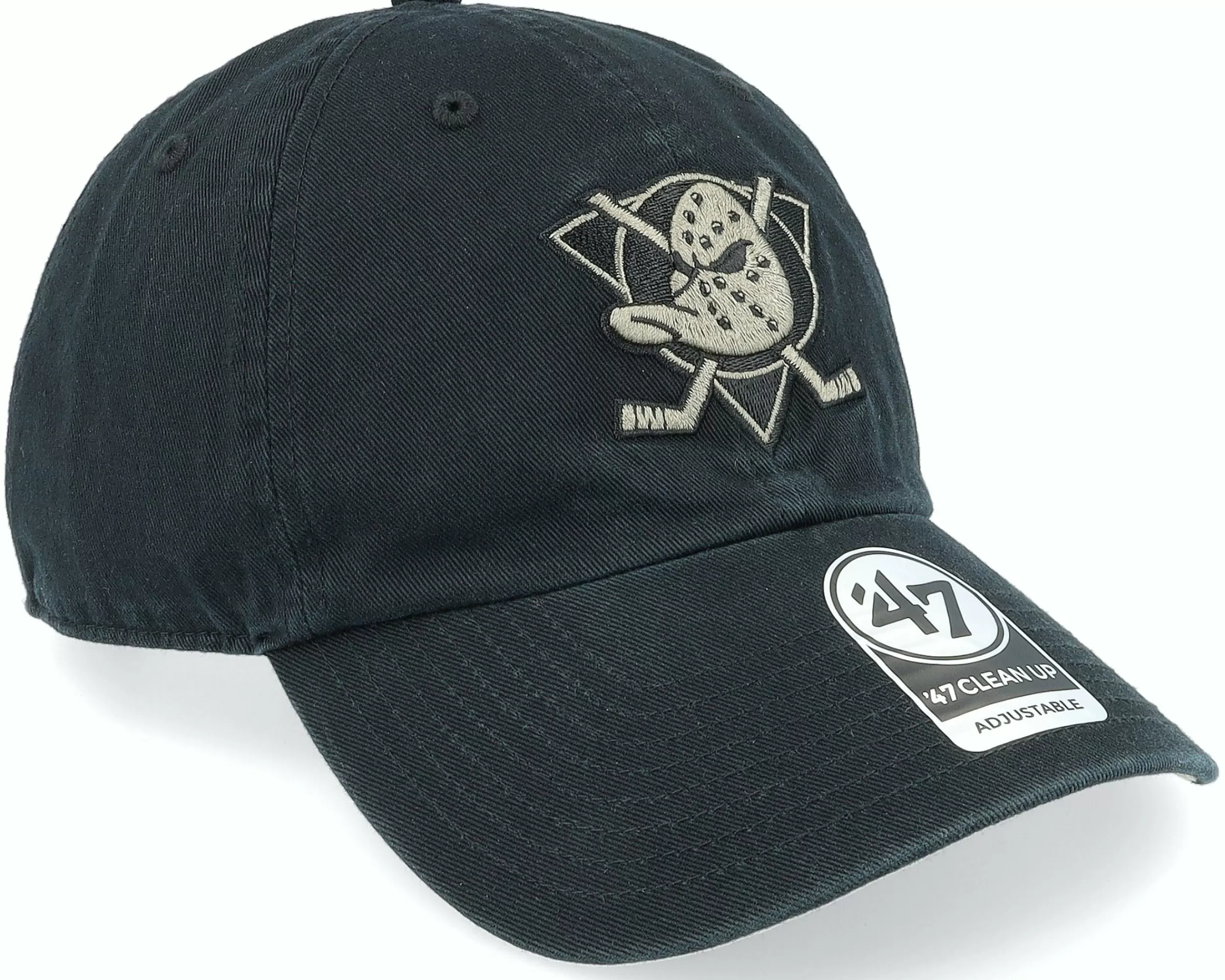 47 Brand Anaheim Ducks Nhl Ballpark Camo '47 Clean Up Black Dad Cap - -Unisex Dad Cap
