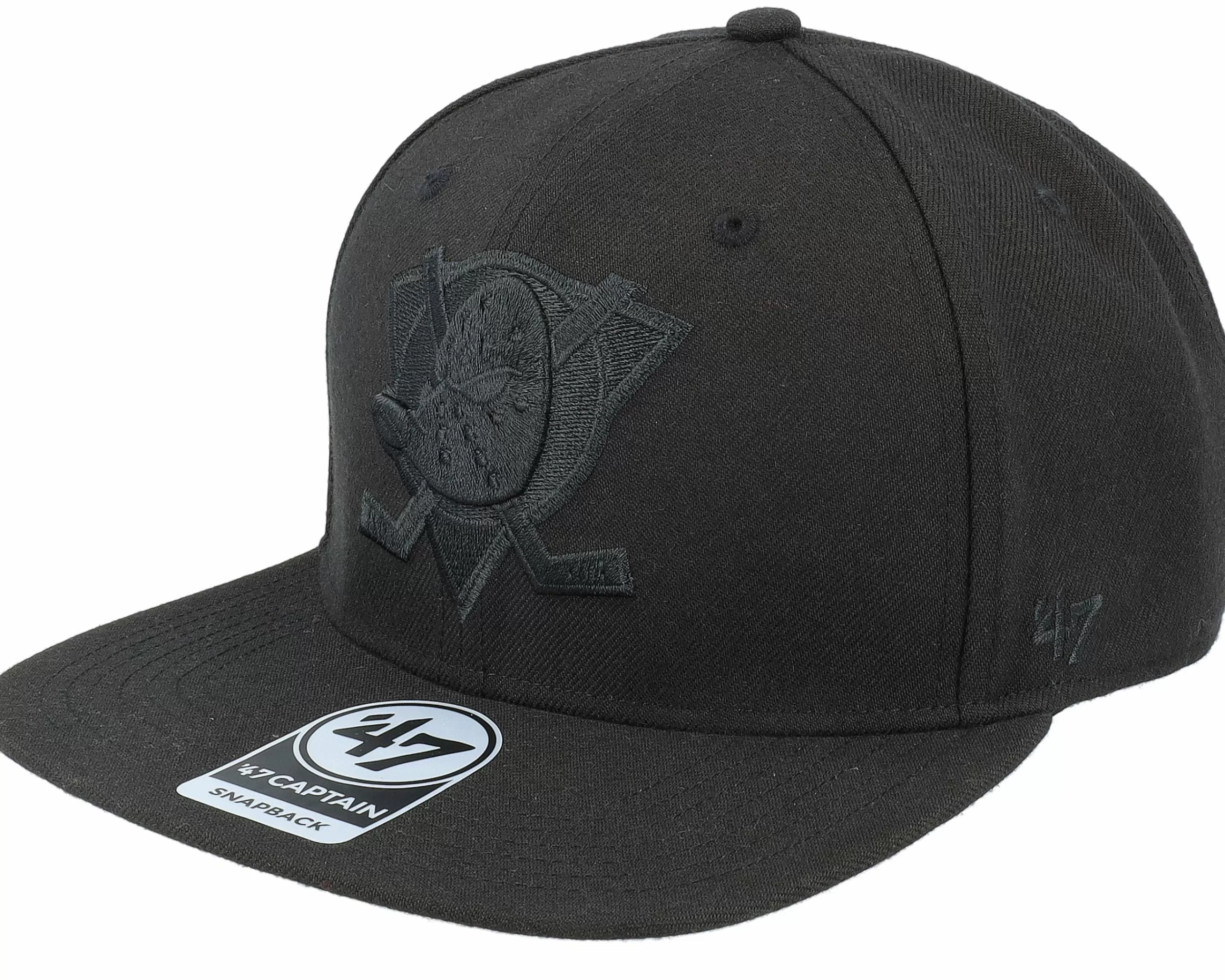 47 Brand Anaheim Ducks Nhl No Shot Captain Black Snapback - -Unisex Snapback