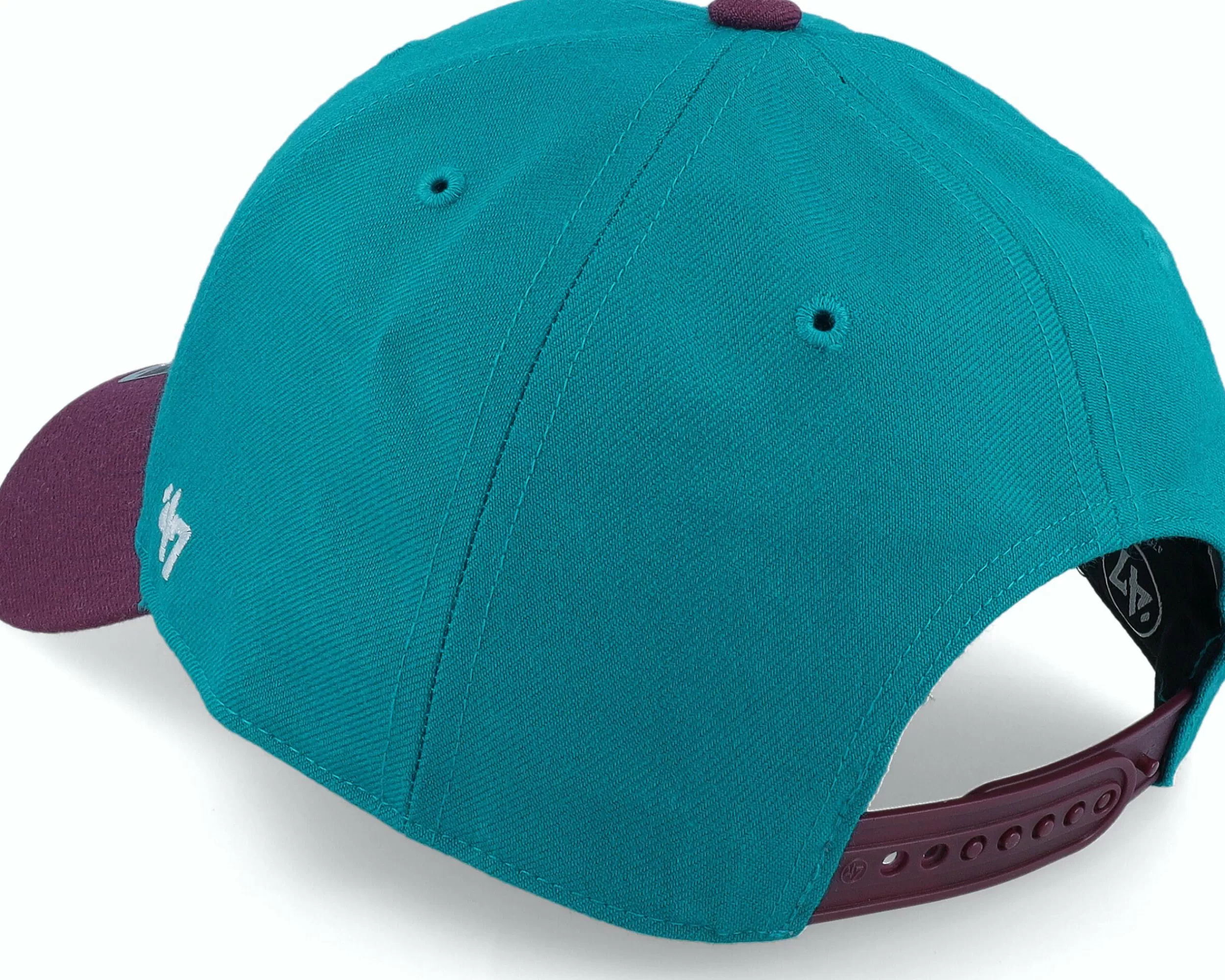 47 Brand Anaheim Ducks Nhl Sure Shot Tt '47 Mvp D. Teal/Purple Adjustable - -Unisex Adjustable