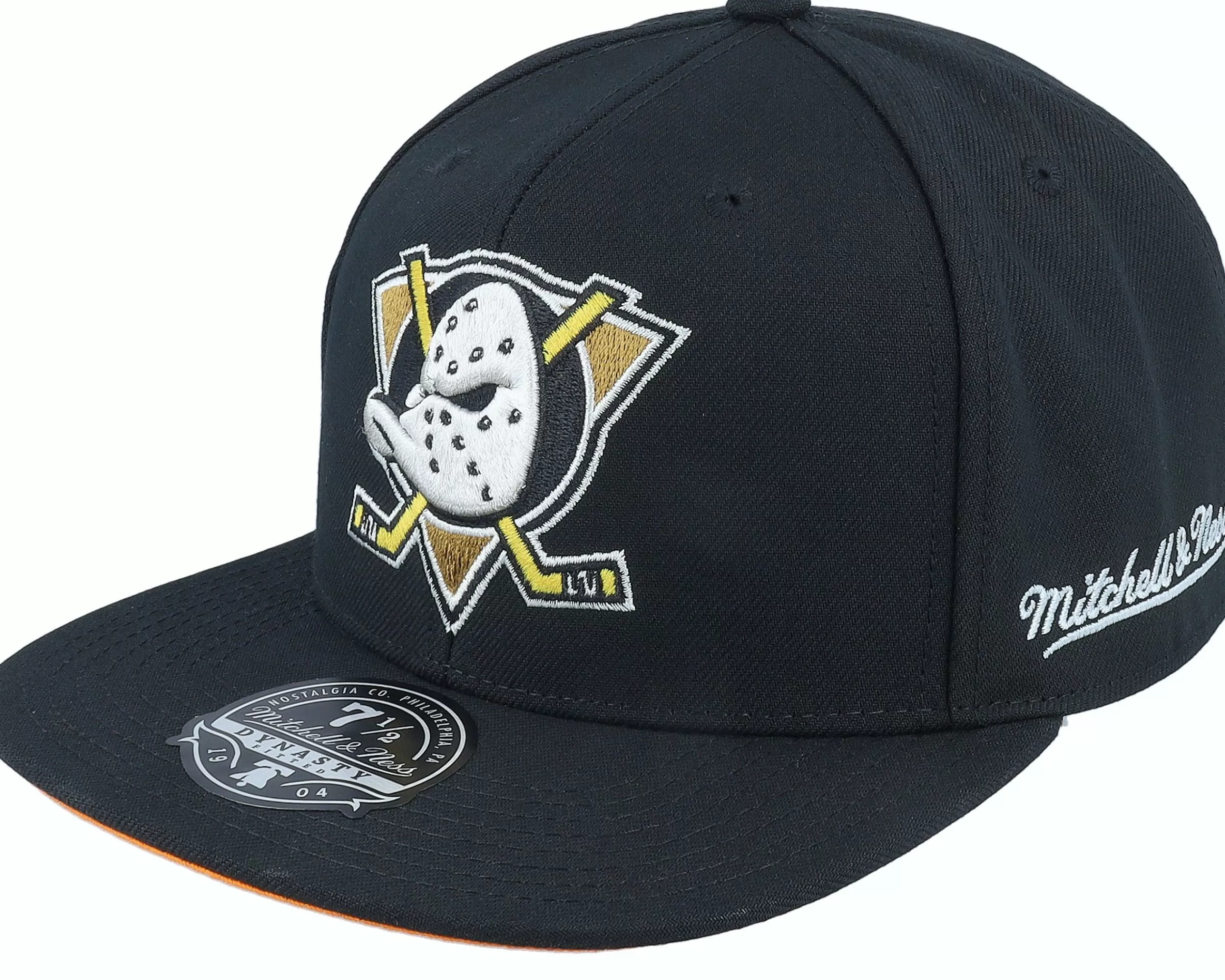 Mitchell & Ness Anaheim Ducks Vintage Black Fitted - -Unisex Fitted