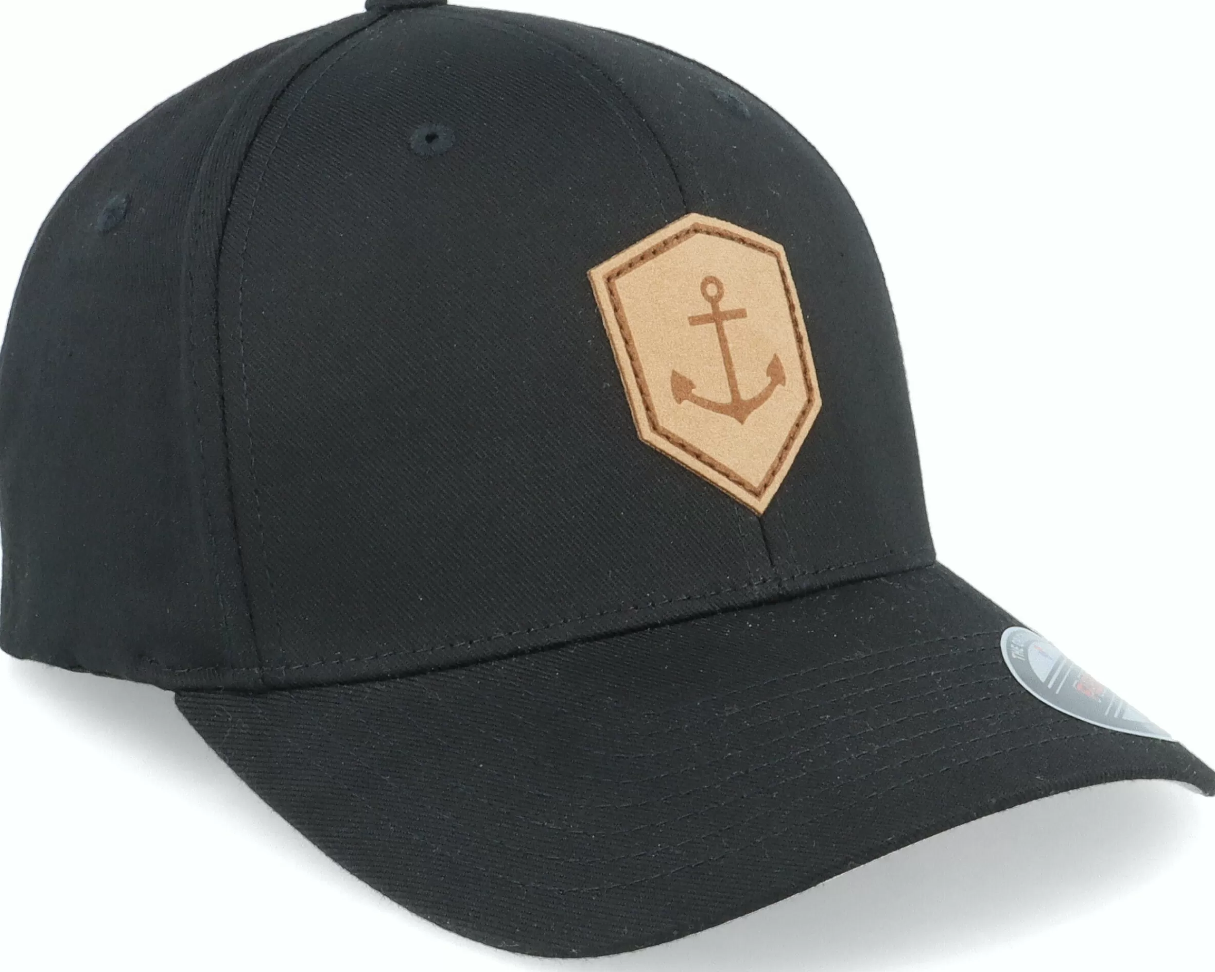 Iconic Anchor Emblem Patch Black Flexfit - -Unisex Flexfit