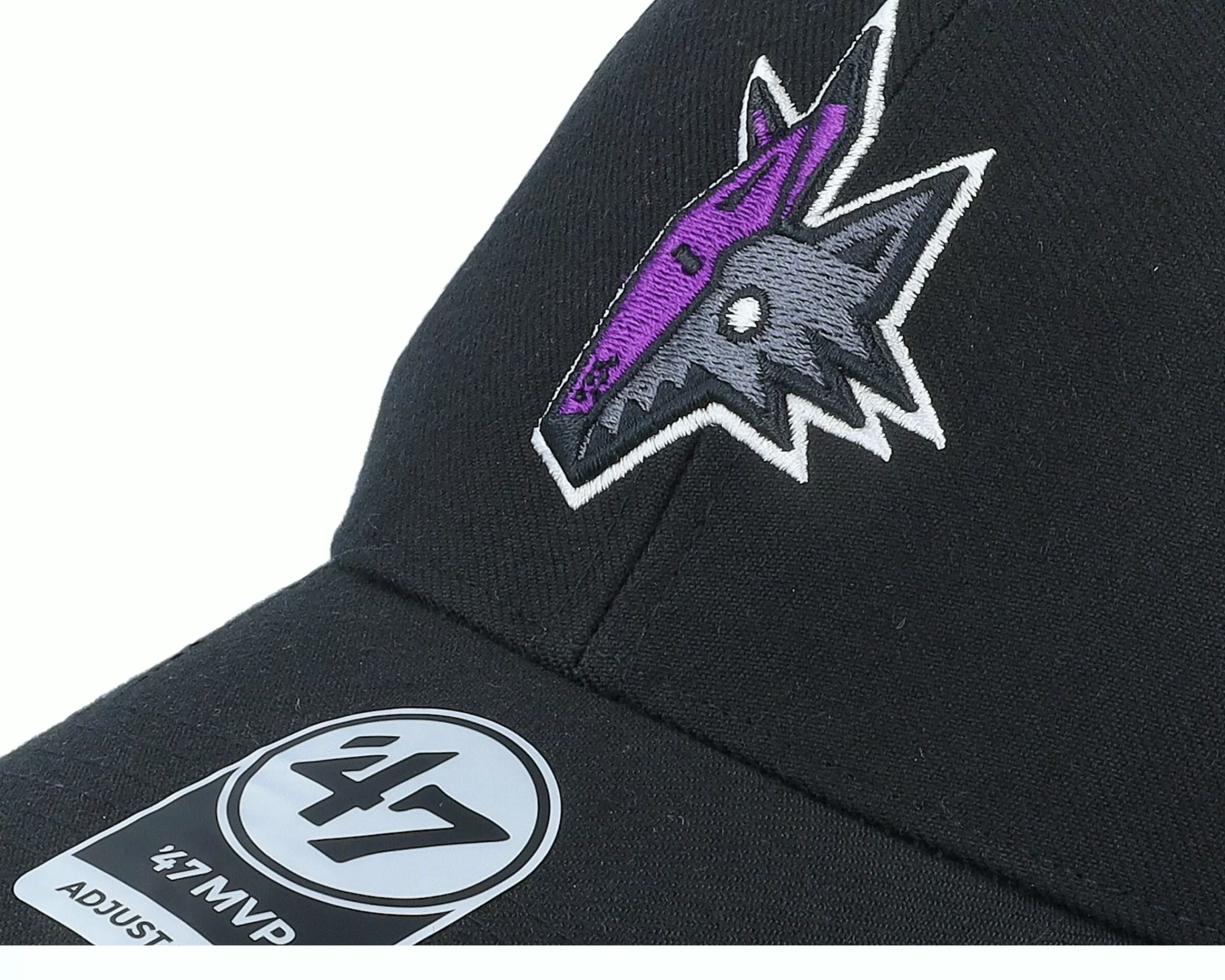 47 Brand Arizona Coyotes Nhl Sure Shot '47 Mvp Black Adjustable - -Unisex Adjustable