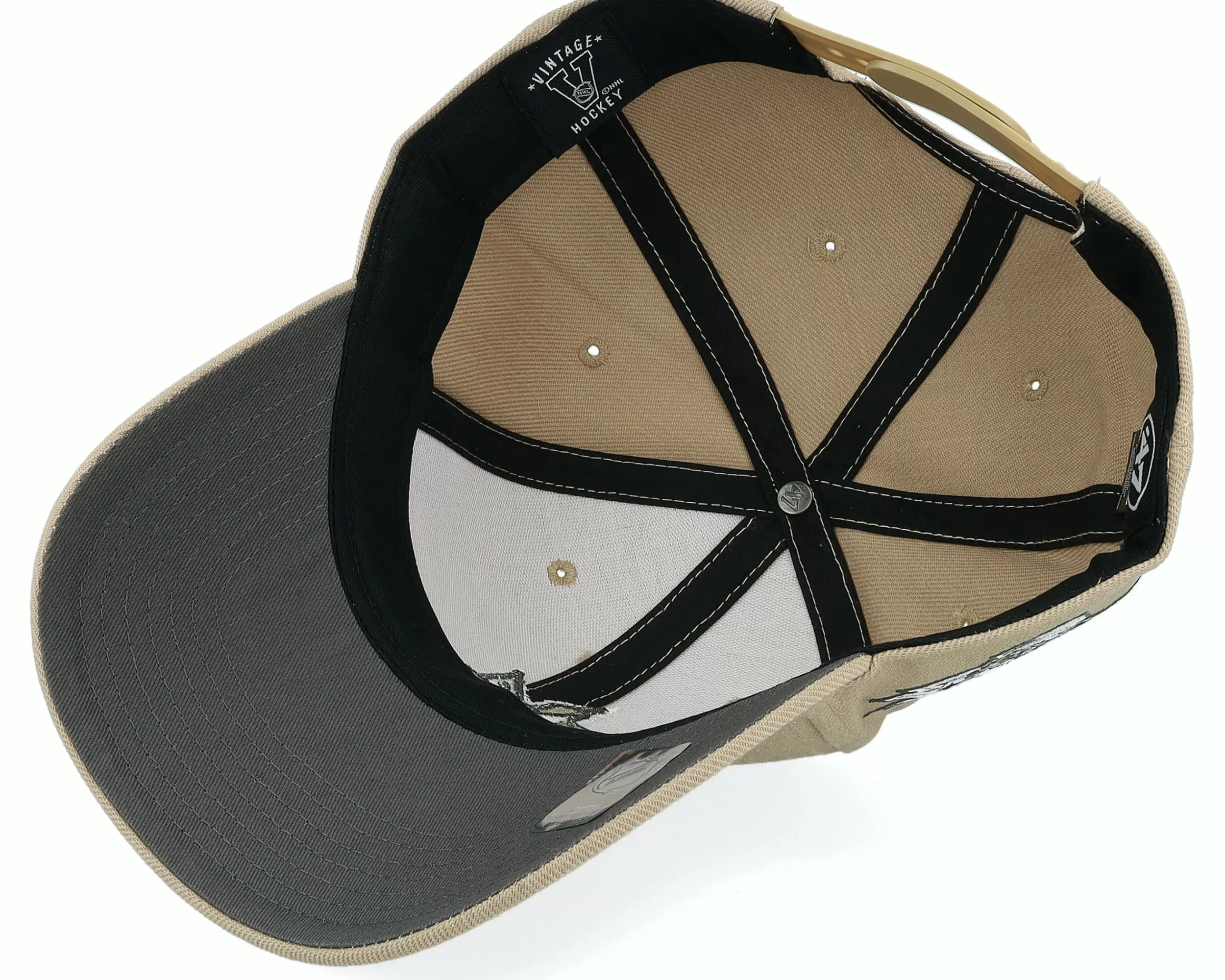 47 Brand Arizona Coyotes Sure Shot Mvp Khaki Adjustable - -Unisex Adjustable