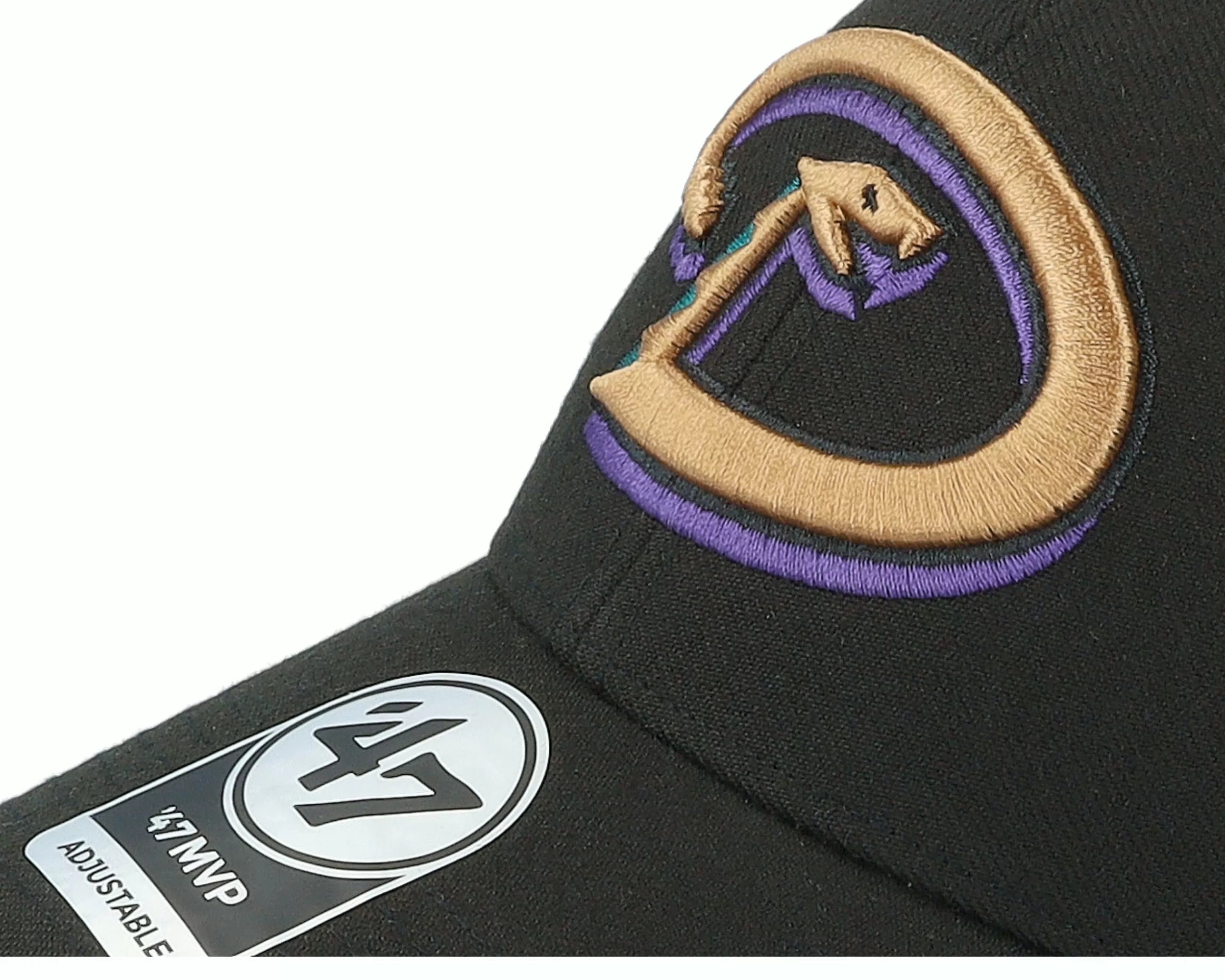 47 Brand Arizona Diamondbacks Sure Shot Mvp Black Adjustable - -Unisex Adjustable