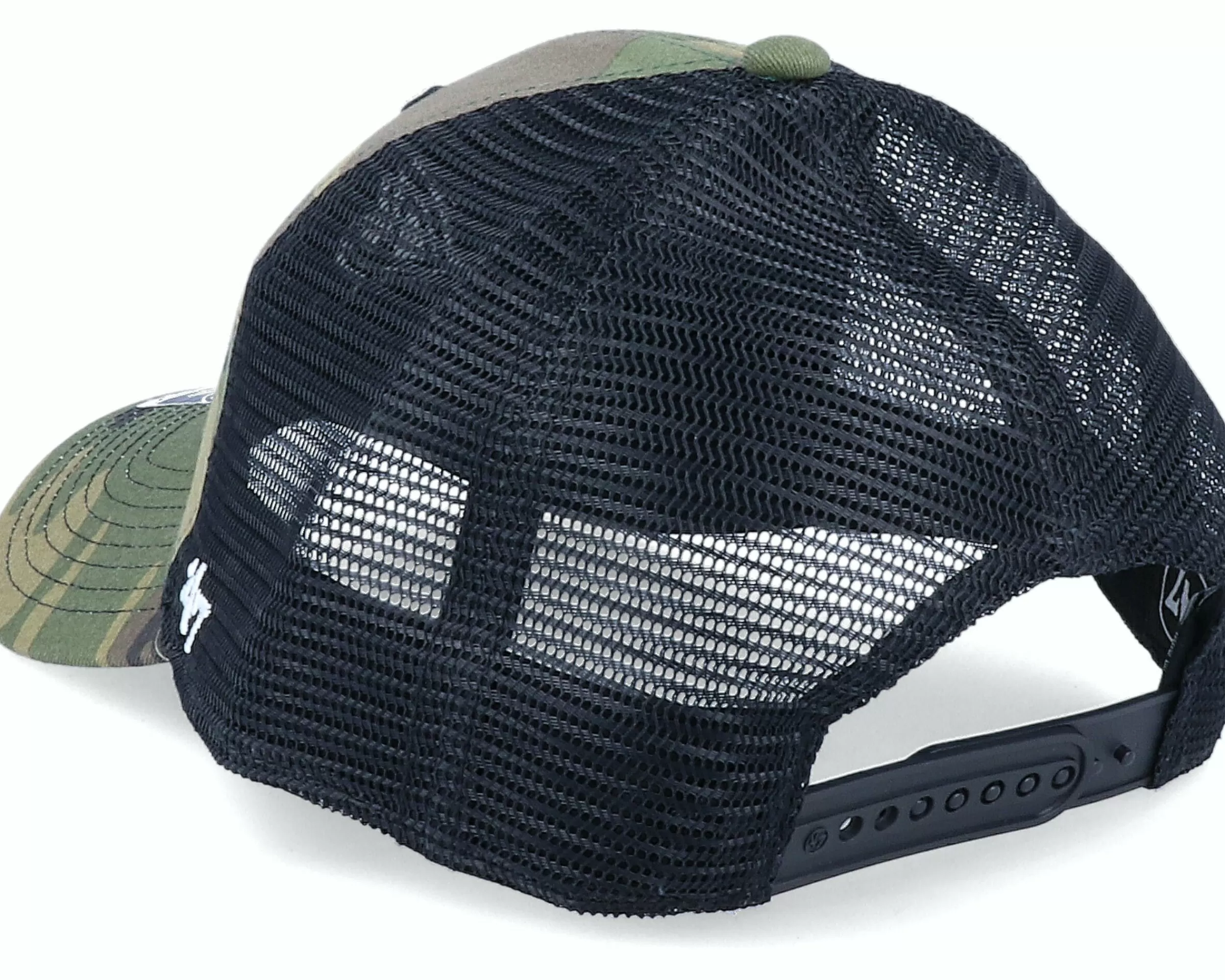 47 Brand Atlanta Braves Branson Mvp Camo/Black Trucker - -Unisex Trucker