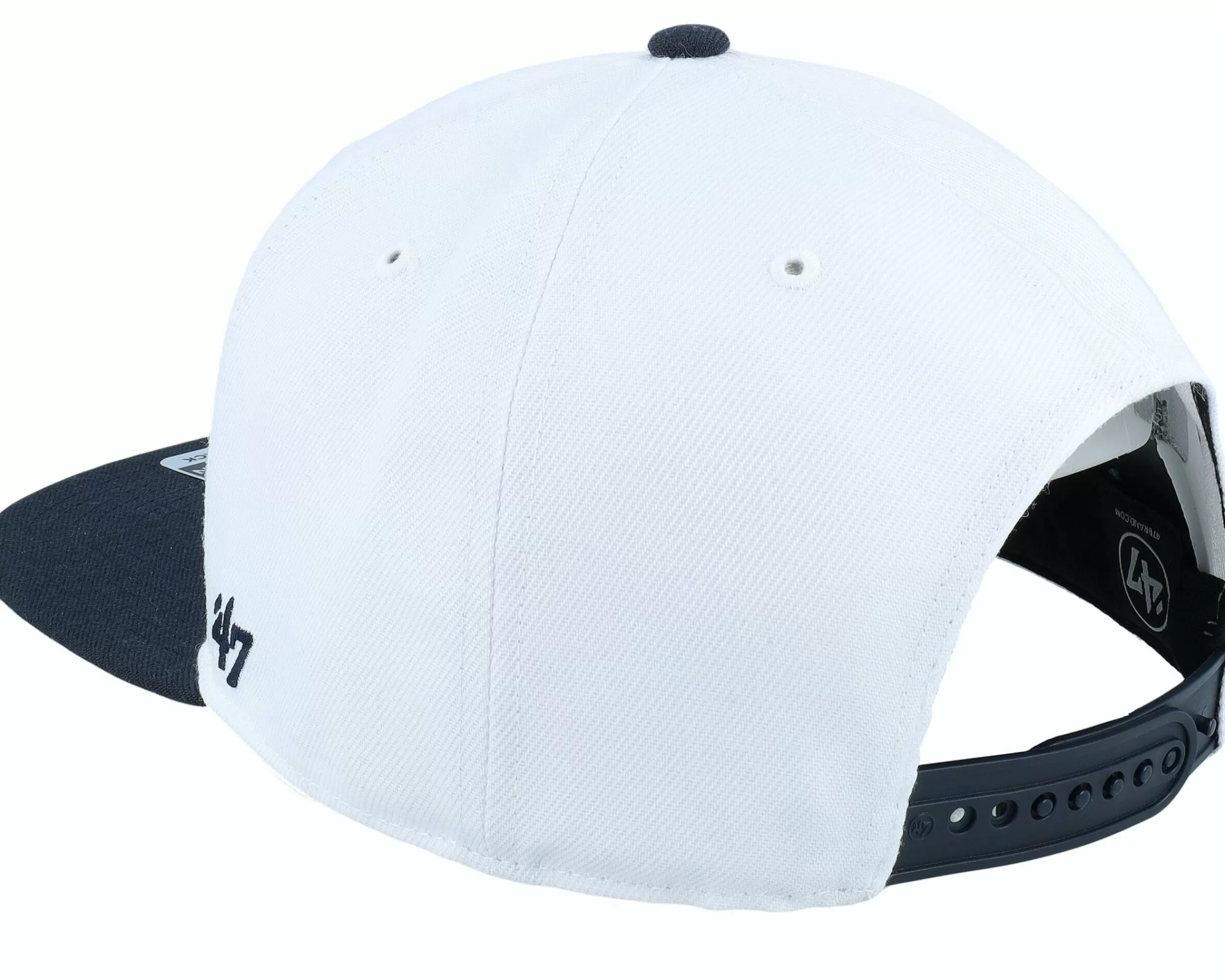 47 Brand Atlanta Braves Mlb Corkscrew Captain White Snapback - -Unisex Snapback