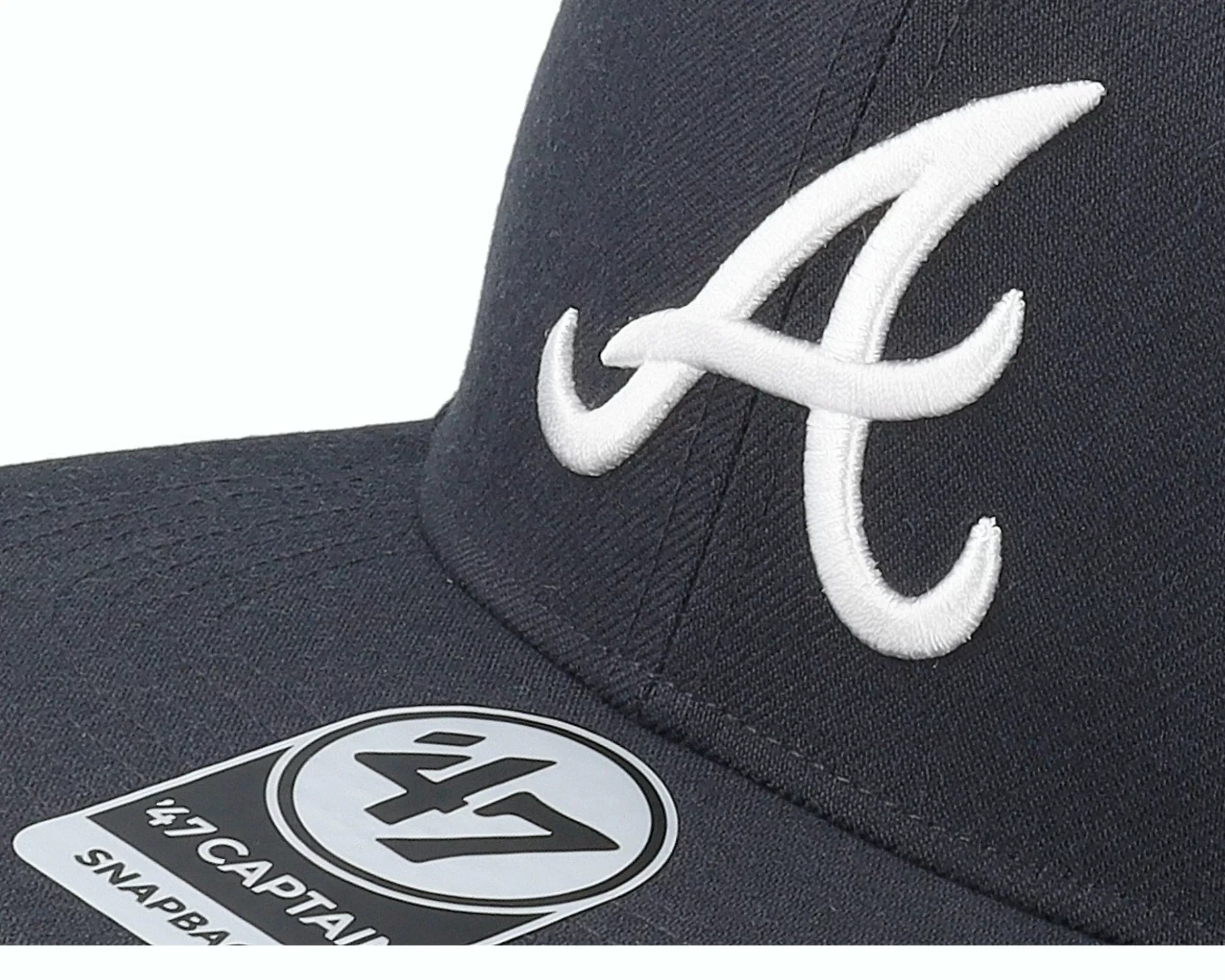 47 Brand Atlanta Braves Mlb Sure Shot Under Captain Navy Snapback - -Unisex Snapback