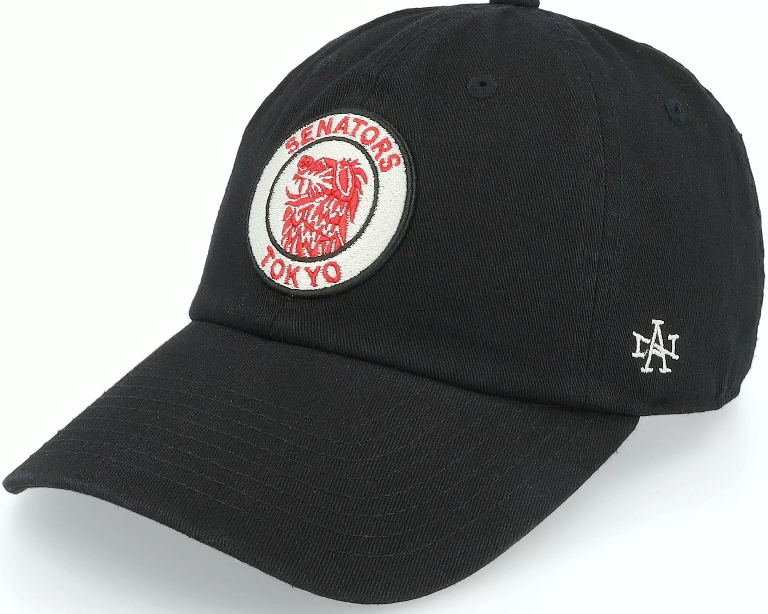 American Needle Ballpark Tokyo Senators Black Dad Cap - -Unisex Dad Cap