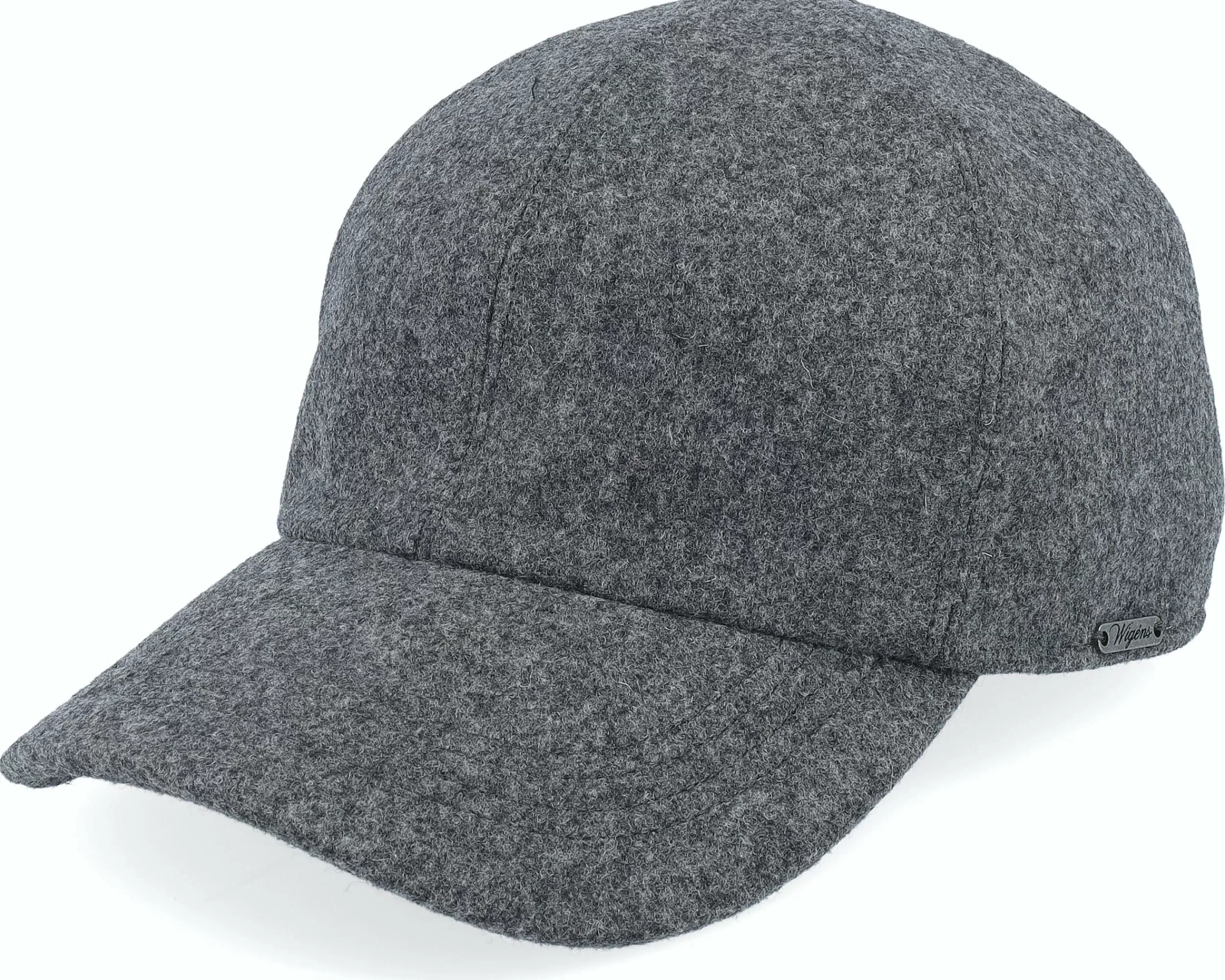 Wigéns Baseball Classic Cap Grey Melange Earflap - Wigens-Unisex Fitted