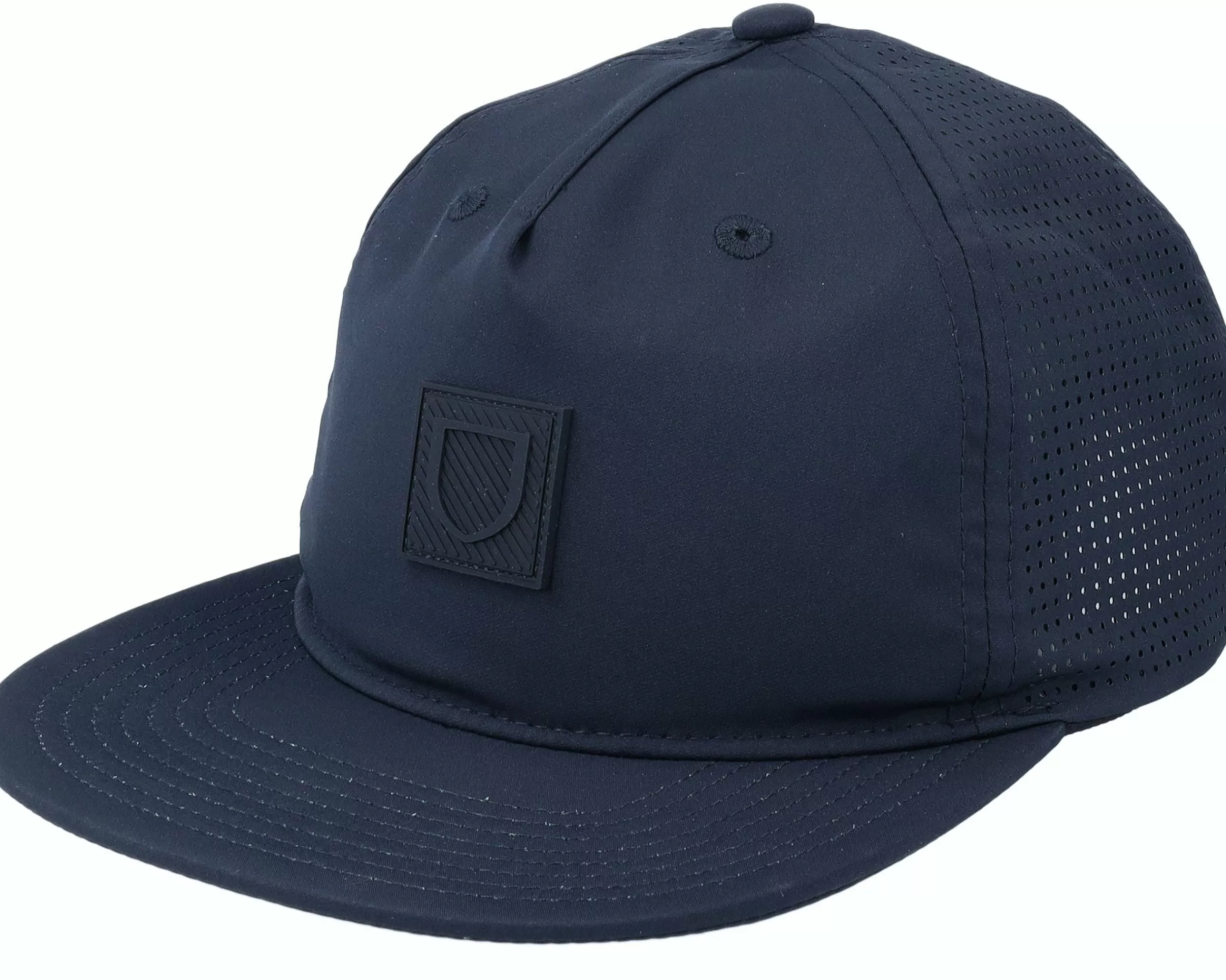 Brixton Beta Square X Medium Profile Black Strapback - -Unisex Snapback