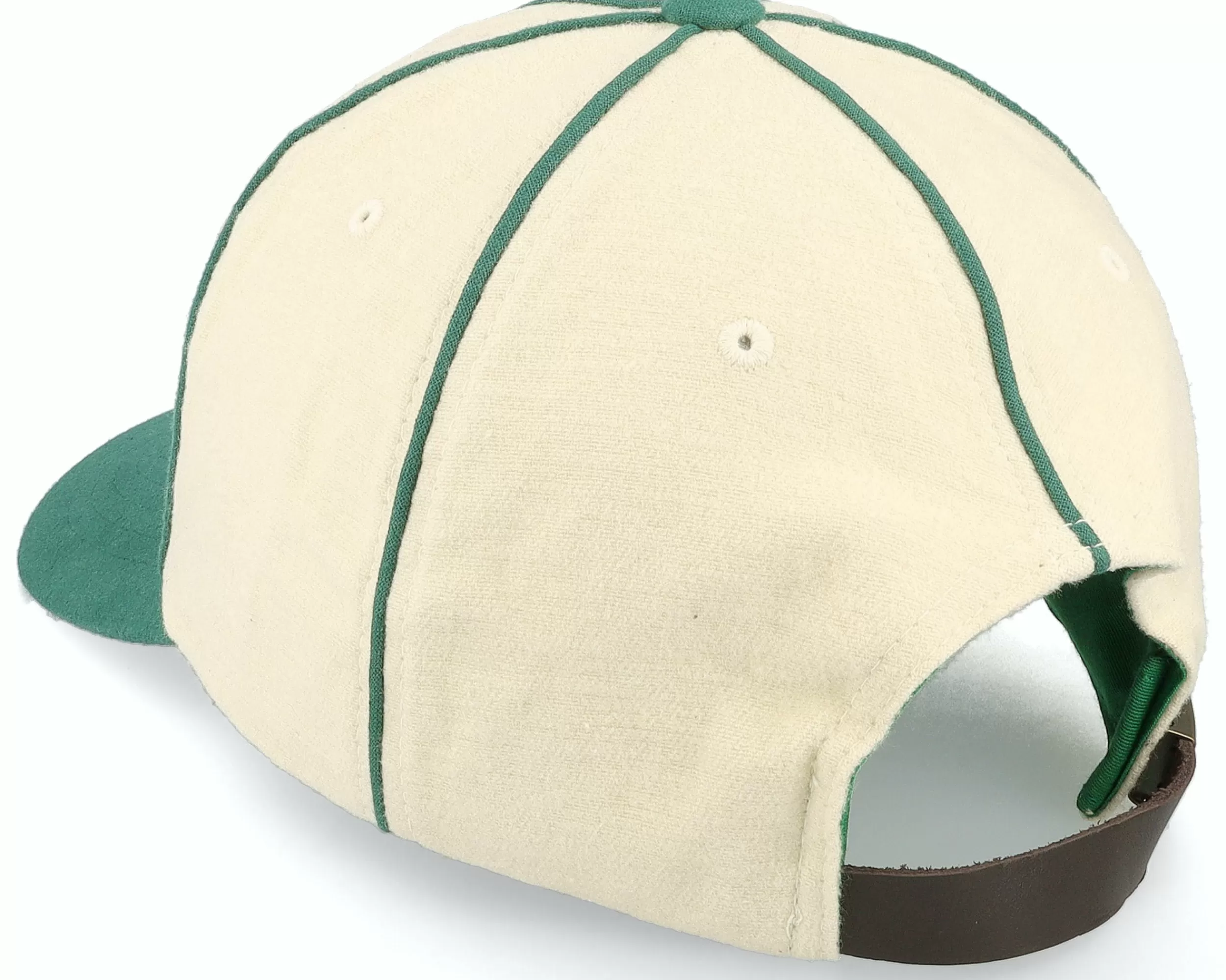 Brixton Big B Medium Profile Cap Off White/Kelly Green Dad Cap - -Unisex Dad Cap