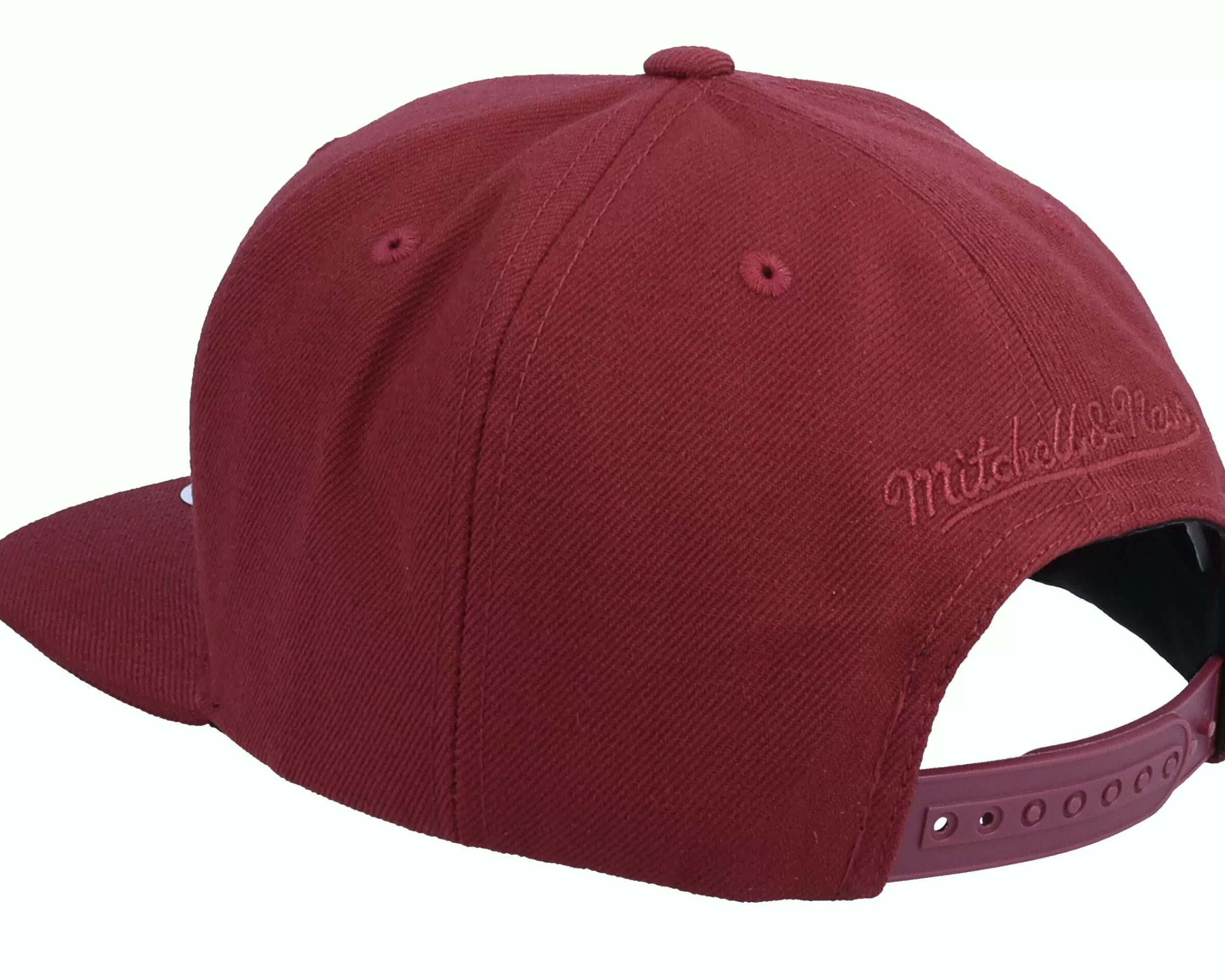 Mitchell & Ness Blank Burgundy Snapback - -Unisex Snapback