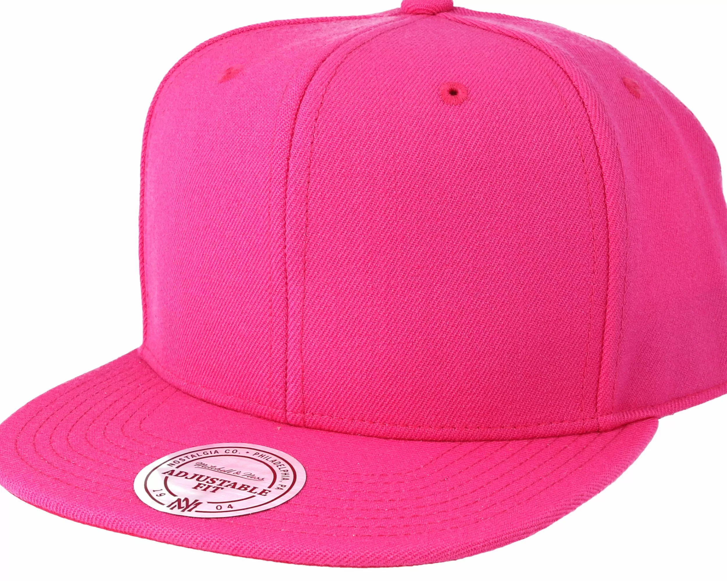 Mitchell & Ness Blank Pink Snapback - -Unisex Snapback