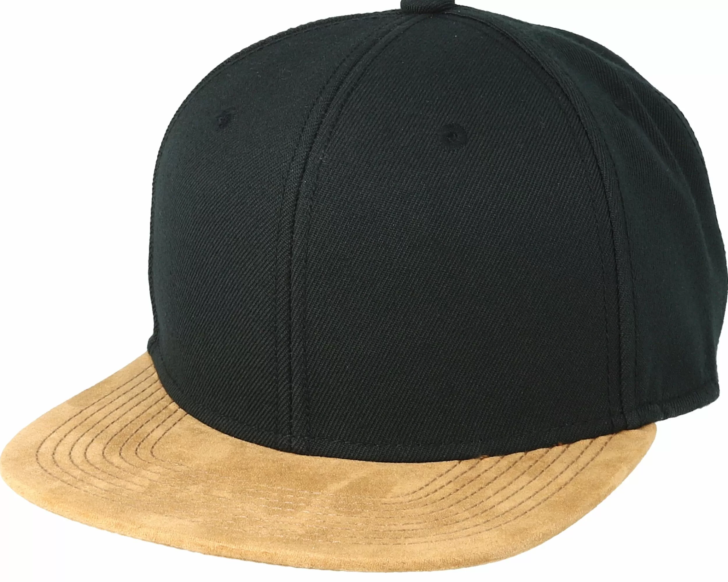 Equip Blank Suede Black Snapback - -Unisex Snapback